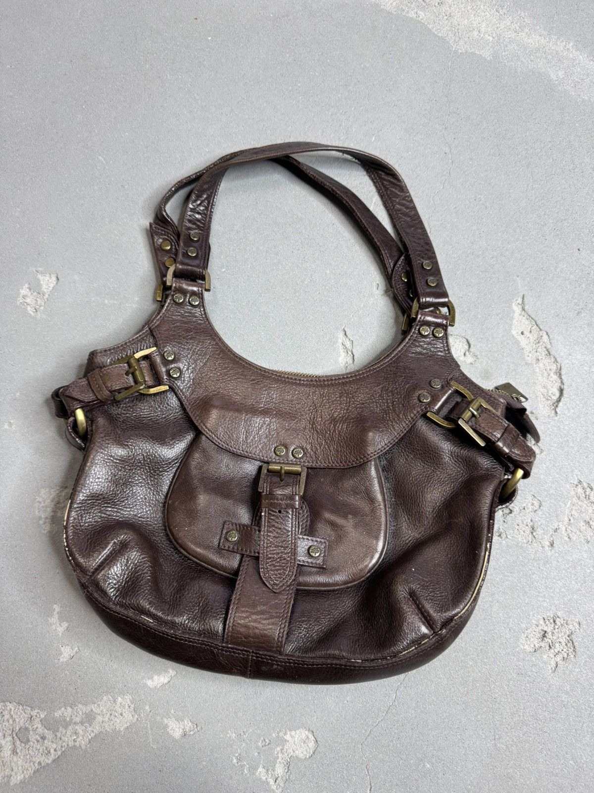 Leather Vintage Mulberry Bag Leather Made in England Size ONE SIZE - 1 Thumbnail