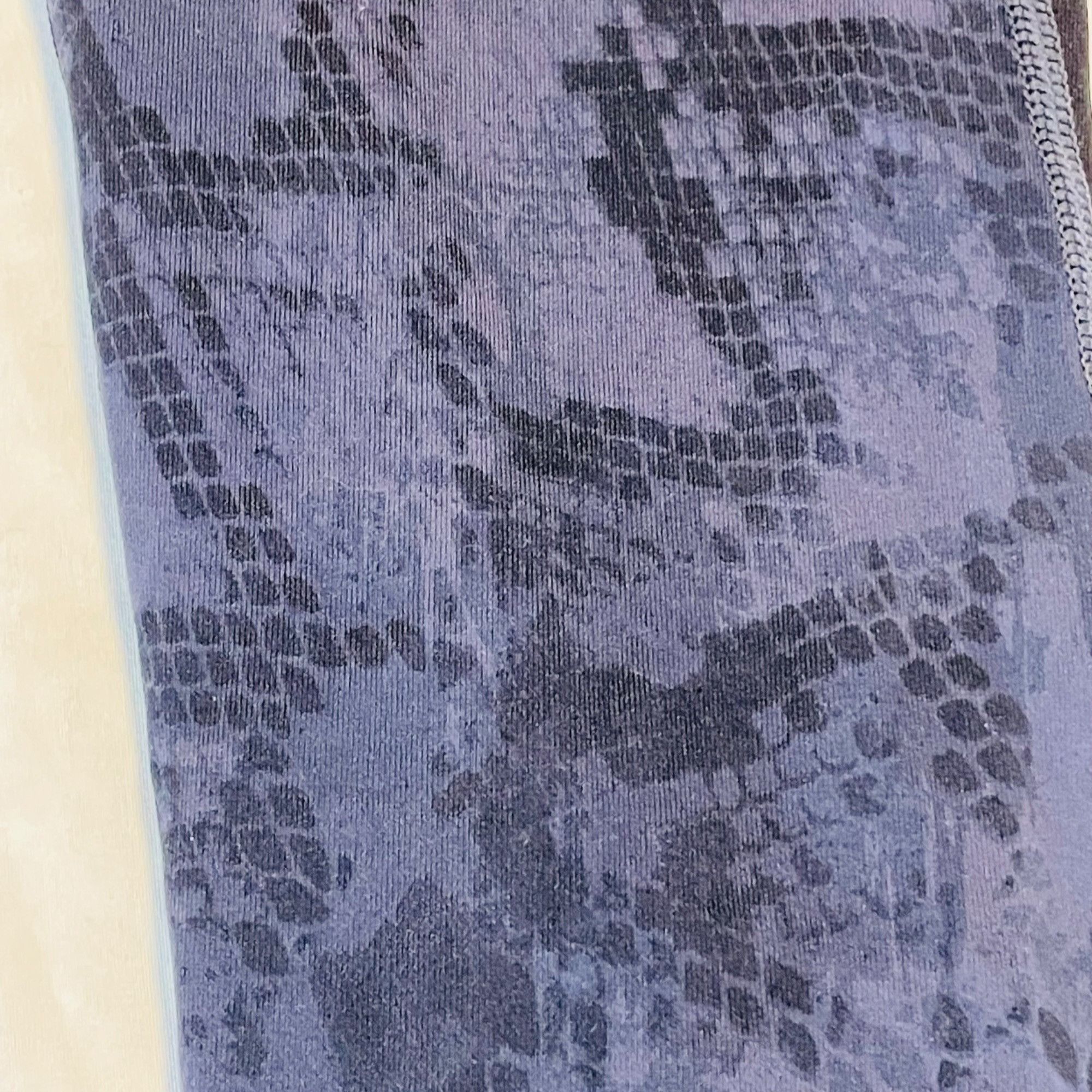 Other Vim Mia Yoga Leggings Blue Snake Print Lace Accents Small Wo Size 26" / US 2 / IT 38 - 4 Thumbnail