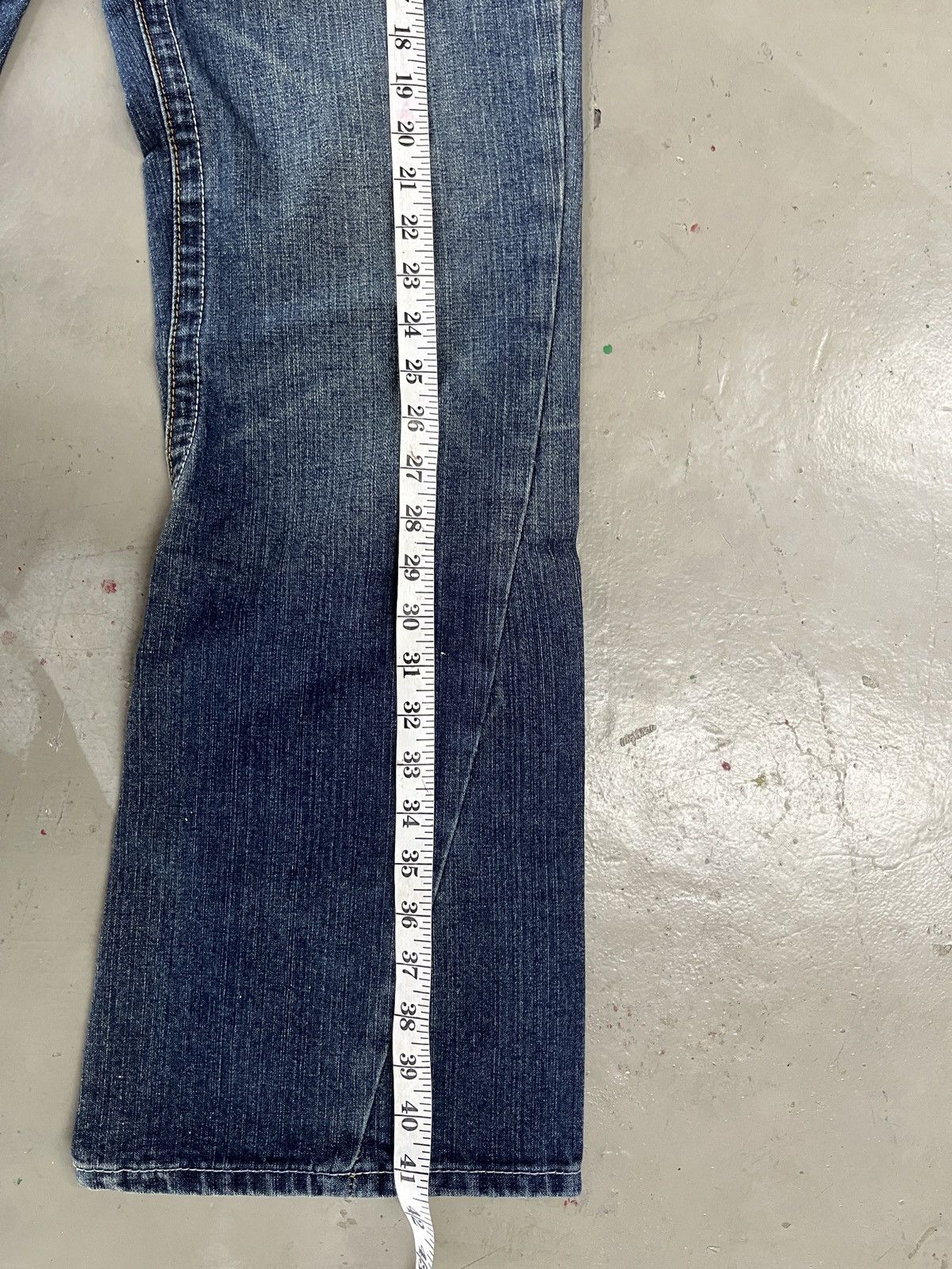 True Religion True Religion Joey Super Flare Embroidered Japanese Motive Size US 33 - 12 Thumbnail