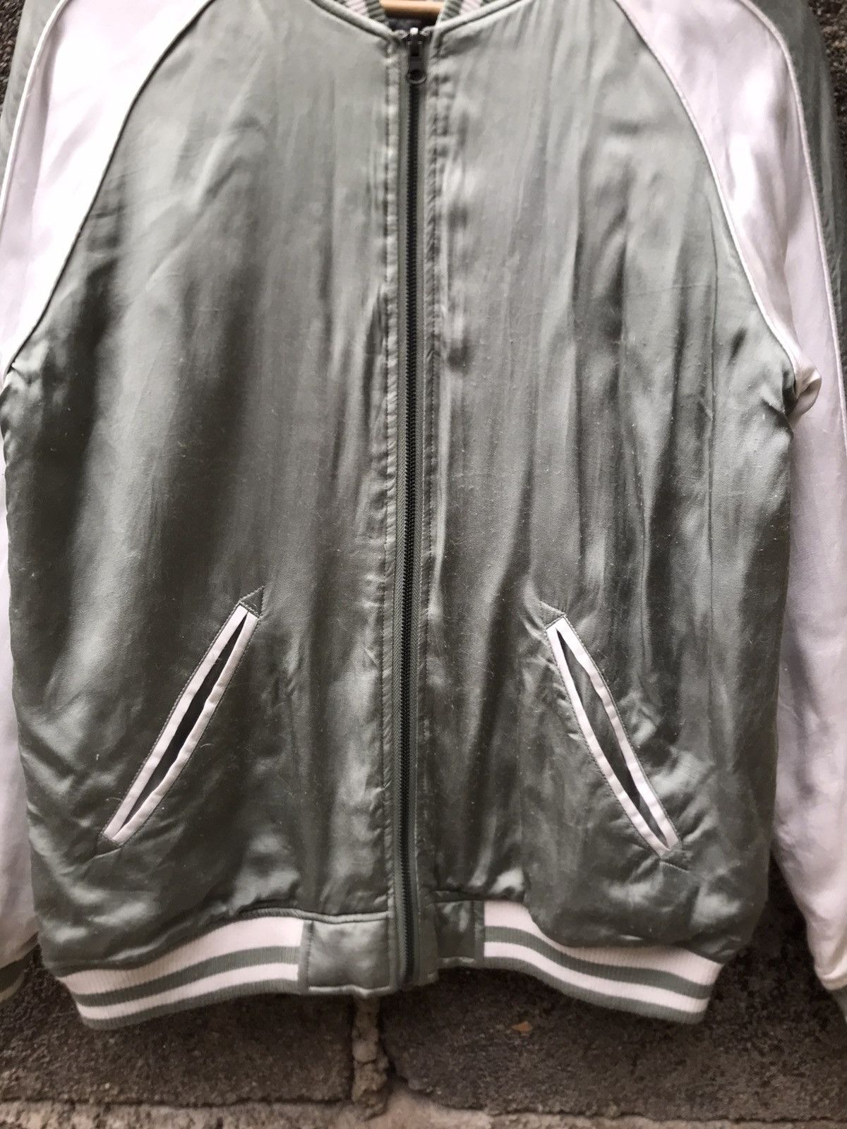 Japanese Brand 💥Sukajan Japanese Universal Style Wear Tiger Logo Zip Jacket Size US M / EU 48-50 / 2 - 4 Thumbnail