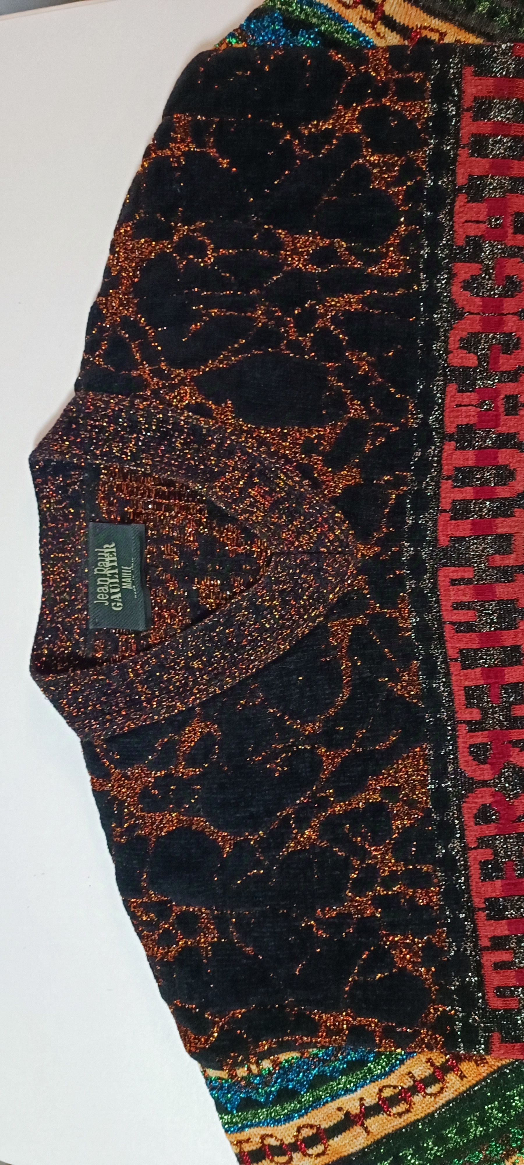 Jean Paul Gaultier Lurex oversize sweater Size US S / EU 44-46 / 1 - 14 Thumbnail