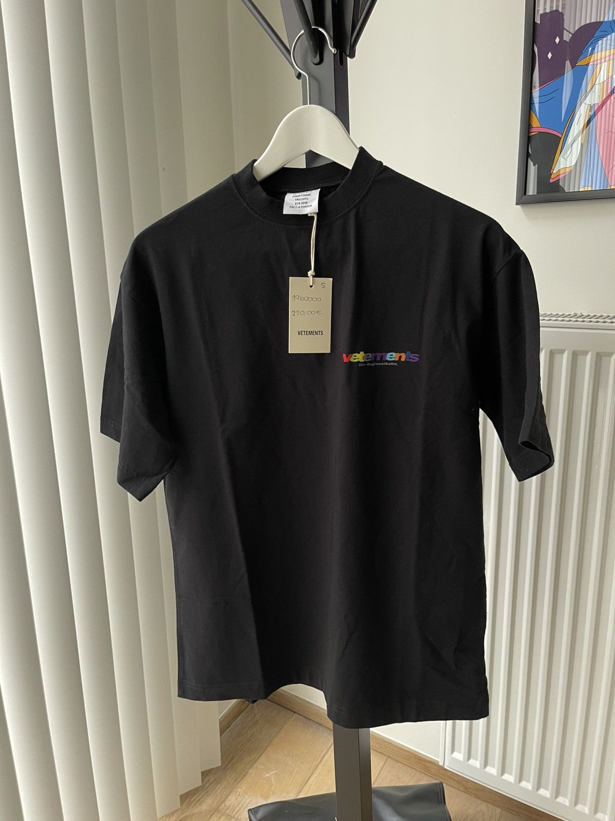 Vetements Vetements SS18 Die Regionalbahn Black T Shirt | Grailed