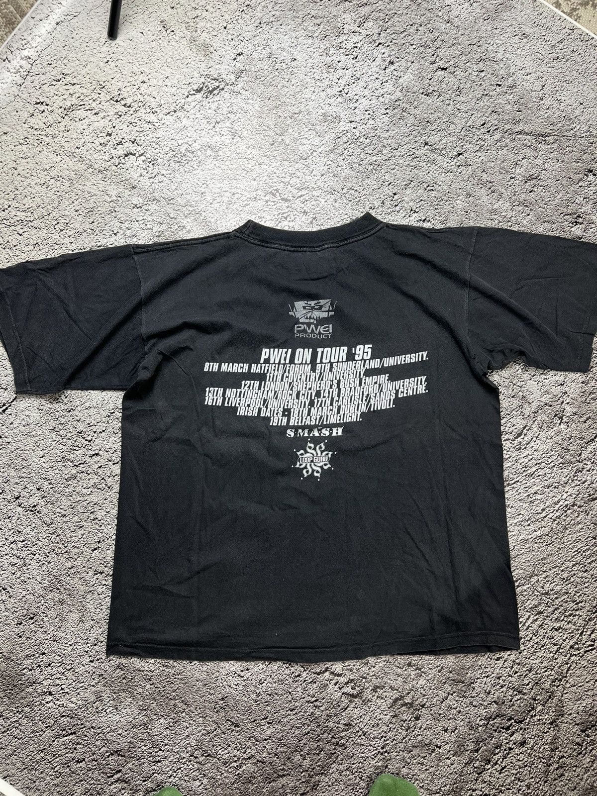 Band Tees 1995 PWEI Pop will eat itself two fingers my friend tour tee Size US XL / EU 56 / 4 - 5 Thumbnail