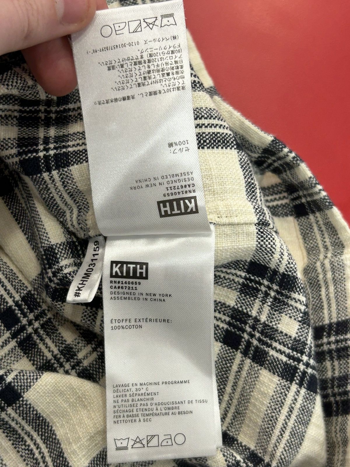 Kith Kith Short Sleeve Plaid Buttonup Shirt Size US XXL / EU 58 / 5 - 6 Thumbnail