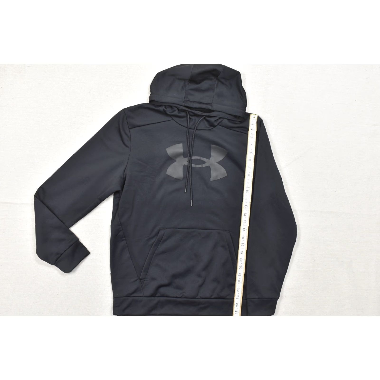 Under Armour Under Armour Men’s Size Medium Black Fleece Pullover Hoodie Logo Pullover Sweatshirt Winter Fall Spring Regular Fit Size US M / EU 48-50 / 2 - 5 Thumbnail