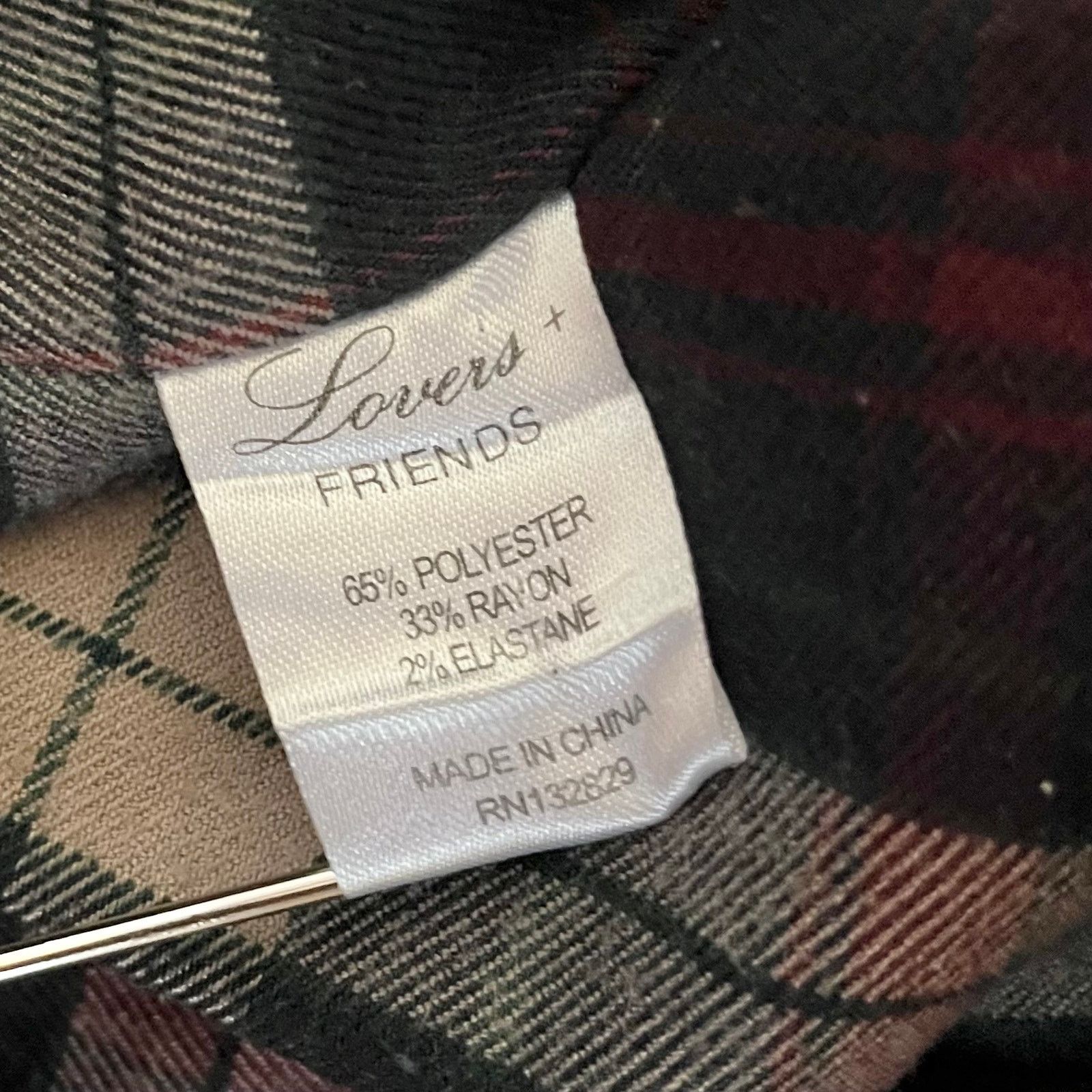 Other Lovers + Friends Days Like These Plaid Tartan Open Jacket Size S / US 4 / IT 40 - 4 Thumbnail
