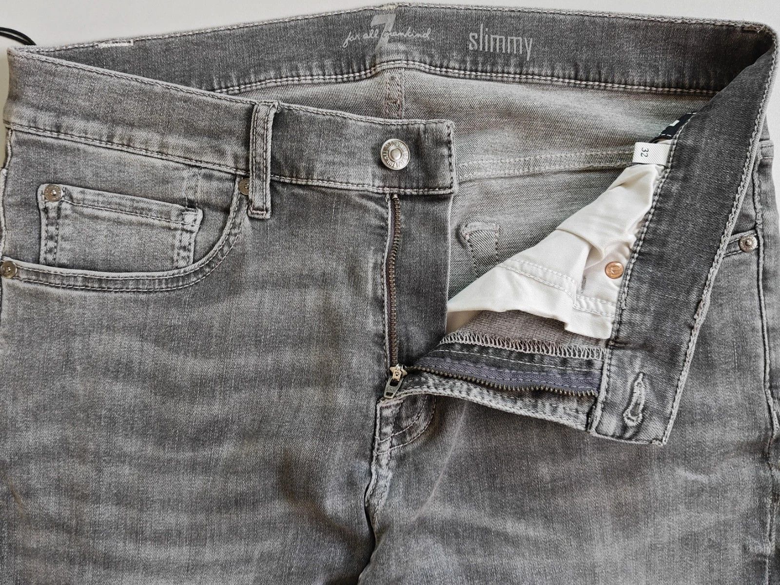 7 For All Mankind 7 For All ManKind SLIMMY TAPEREDJeans T/6006 Size US 32 / EU 48 - 6 Thumbnail