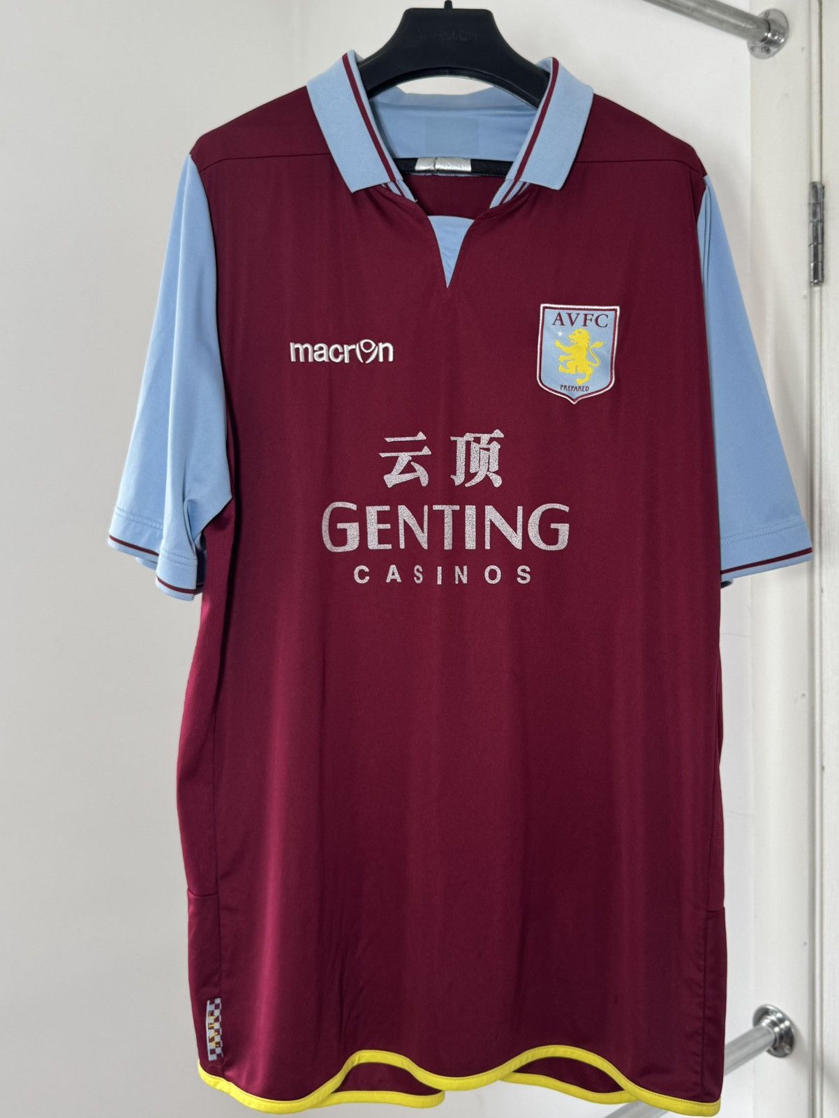 Macron Vintage 2012 Aston Villa Tynan #82 Macron Soccer Jersey L XL Size US XL / EU 56 / 4 - 2 Thumbnail
