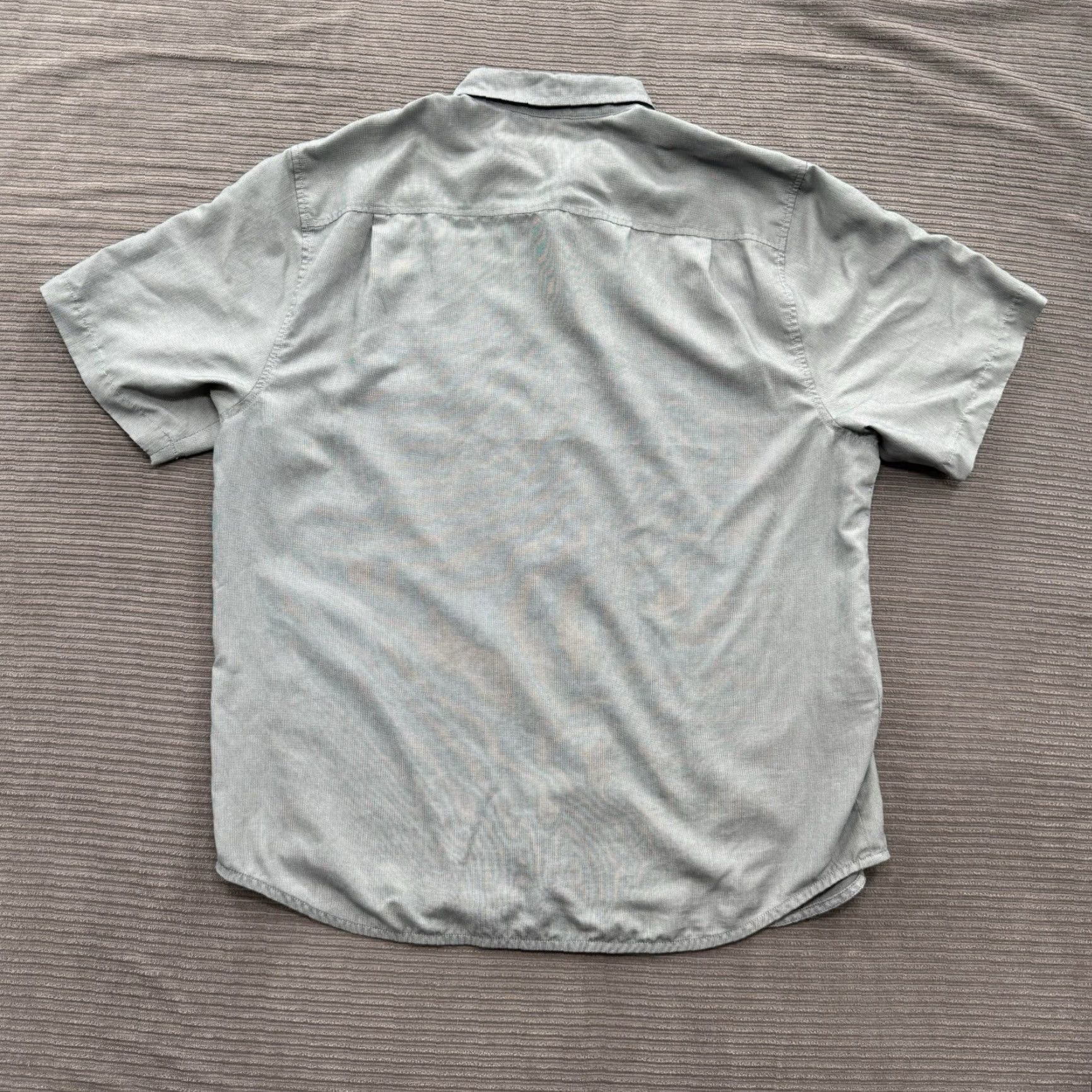Tommy Bahama Tommy Bahama The Coconut Point Shirt Men XL Gray Tercel Short Sleeve Button Up Size US XL / EU 56 / 4 - 2 Thumbnail