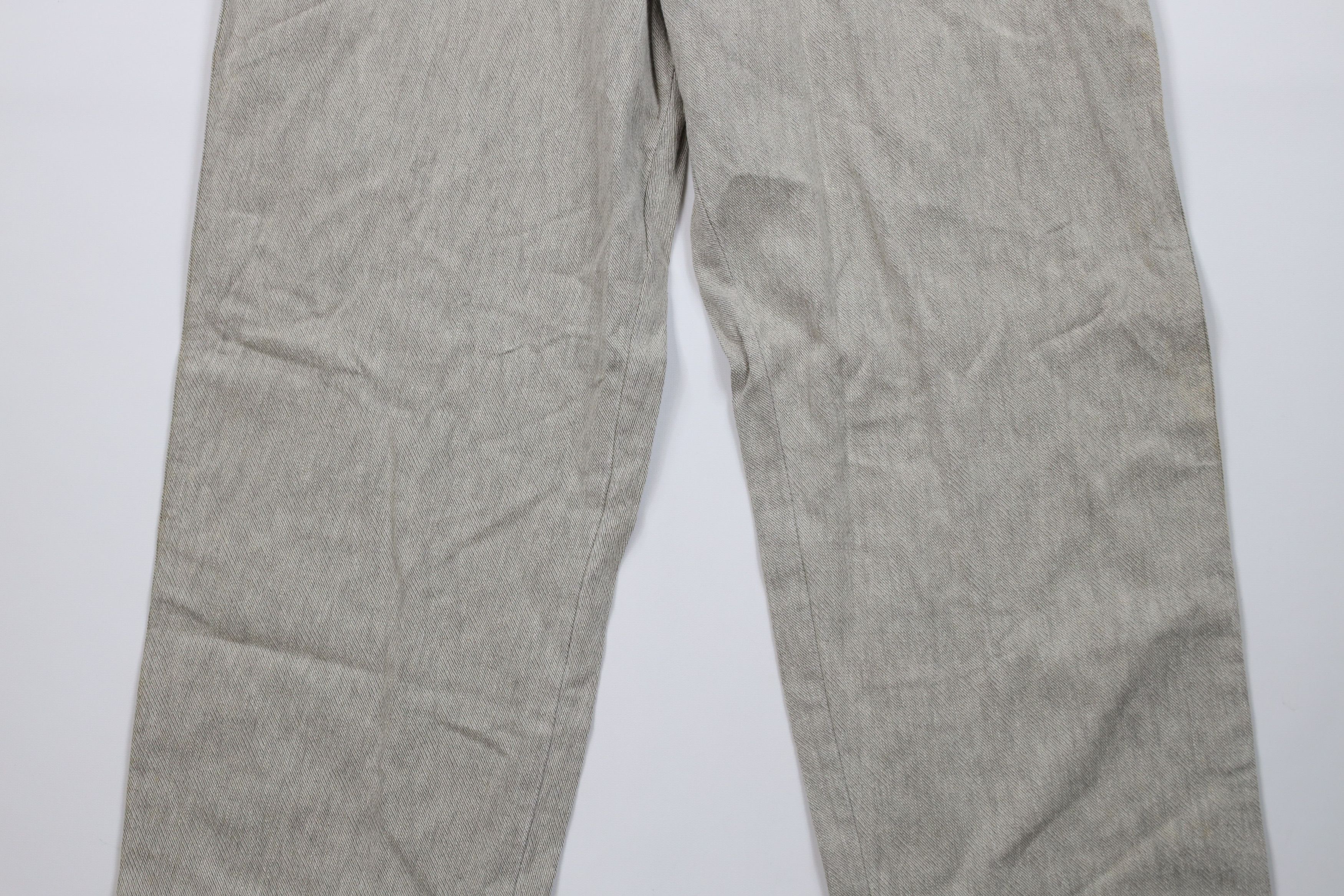Pelle Pelle Deadstock Vintage 90s Pelle Pelle Wide Leg Jeans Linen Denim Size US 36 / EU 52 - 3 Thumbnail