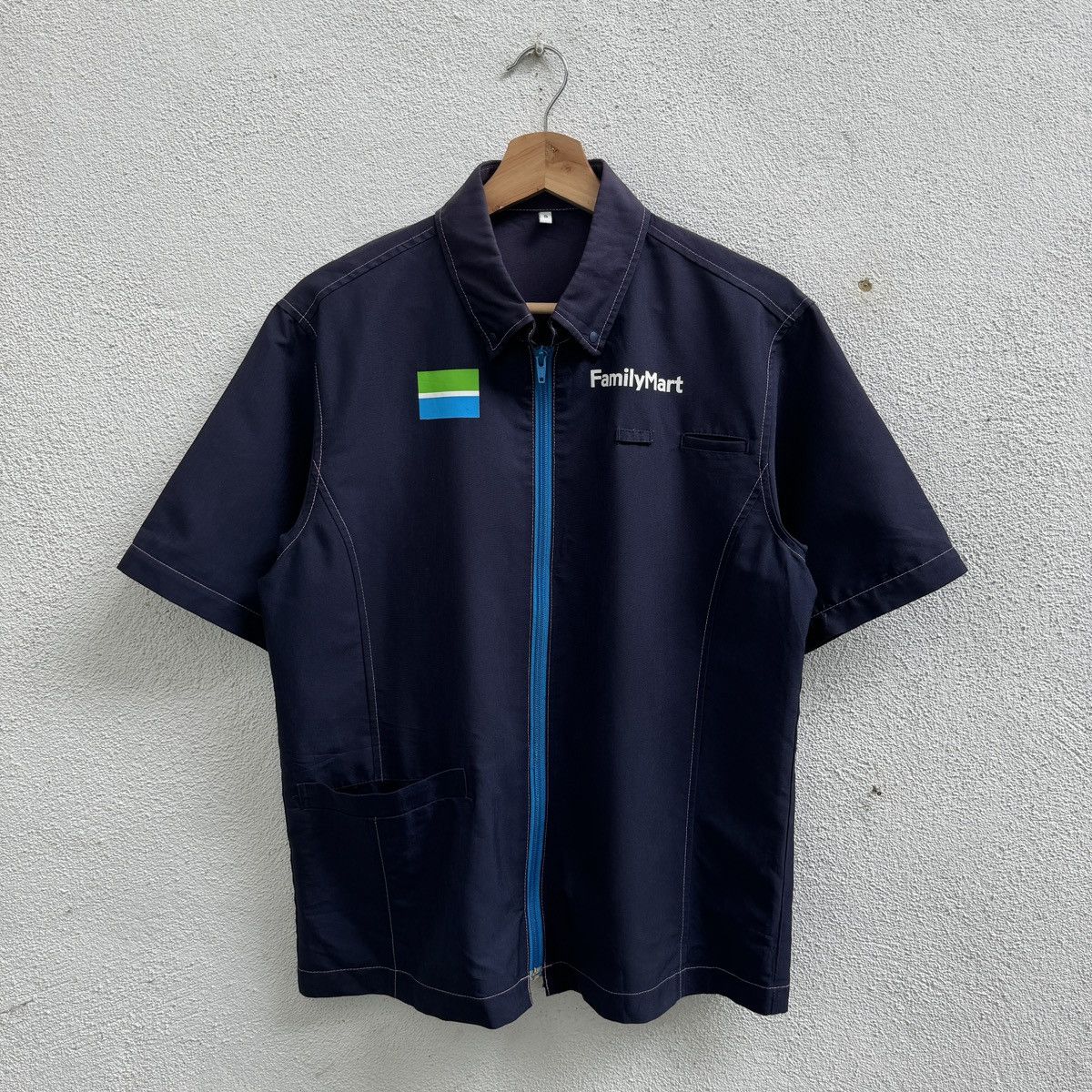 Japanese Brand Family Mart Uniform Japanese Work Shirt Size US S / EU 44-46 / 1 - 3 Thumbnail