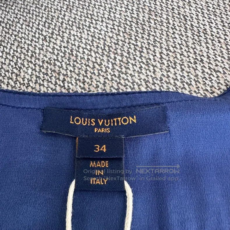 Louis Vuitton Louis Vuitton Monogrammed drawstring sleeveless A-line dre Size XXS / US 00 / IT 34 - 3 Thumbnail