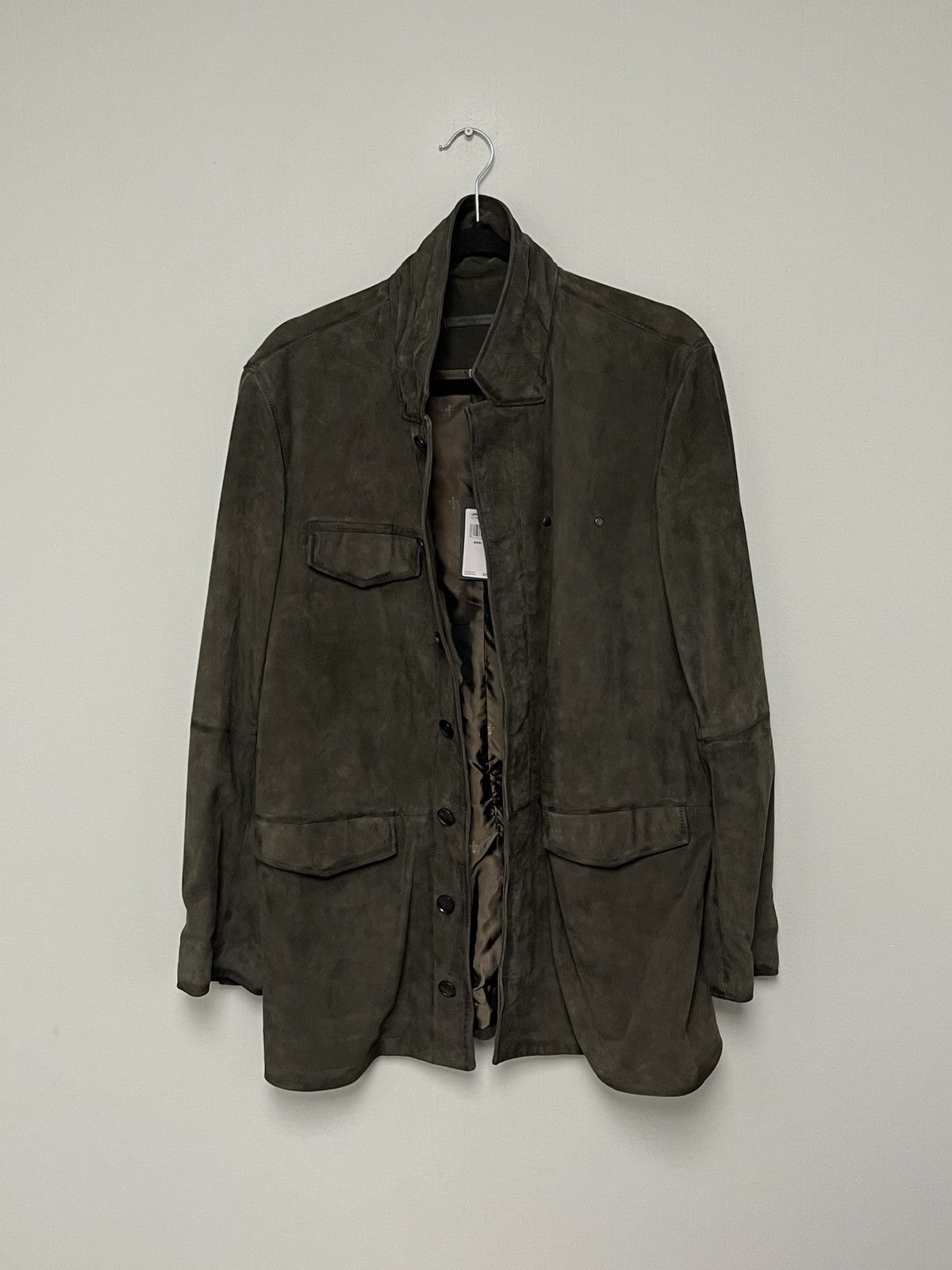 John Varvatos 3/4 garment washed leather jacket. EU 48 USA 38 Size US M / EU 48-50 / 2 - 8 Thumbnail