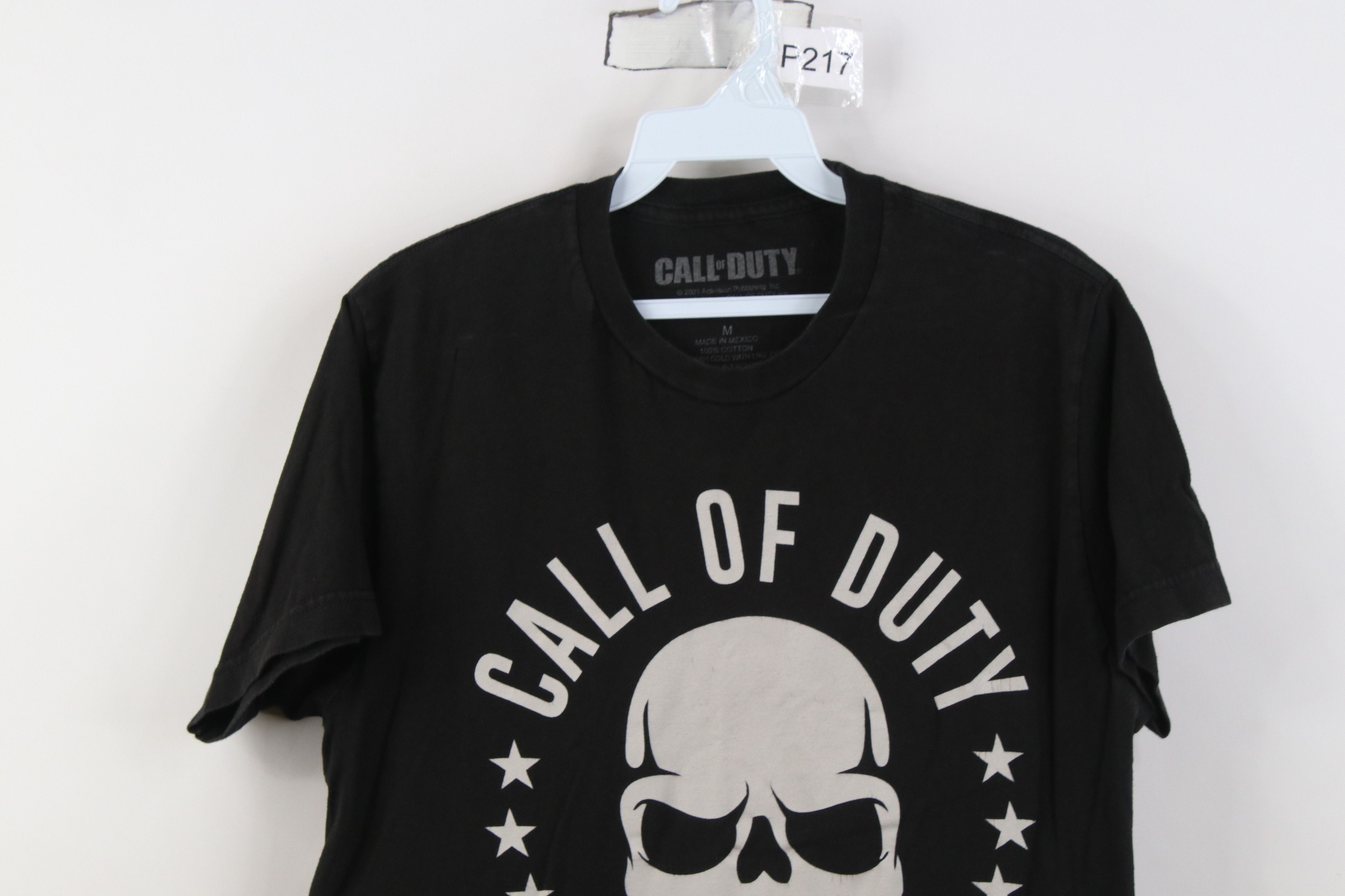 Vintage Y2K Spell Out Call of Duty Skull Video Game Gamer T-Shirt Size US M / EU 48-50 / 2 - 2 Thumbnail