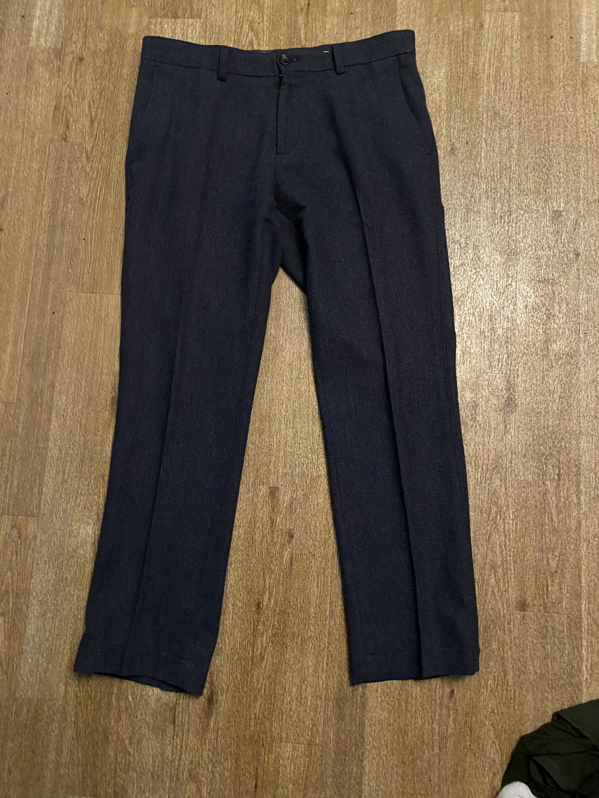 Vintage Vintage Wool Trousers Size US 33 - 3 Thumbnail