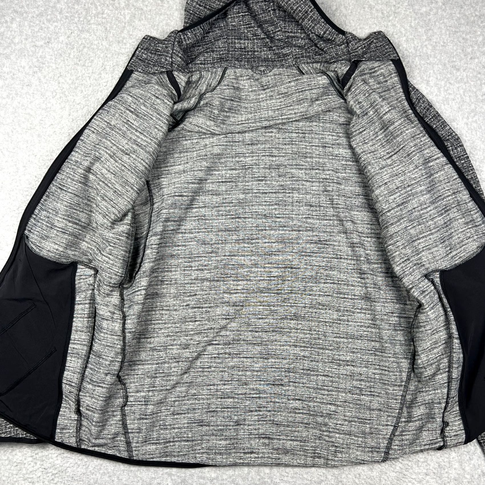 Lululemon Lululemon Surge Warm Full Zip Hoodie Stretch Large Mens Grey Jacket Size US L / EU 52-54 / 3 - 3 Thumbnail