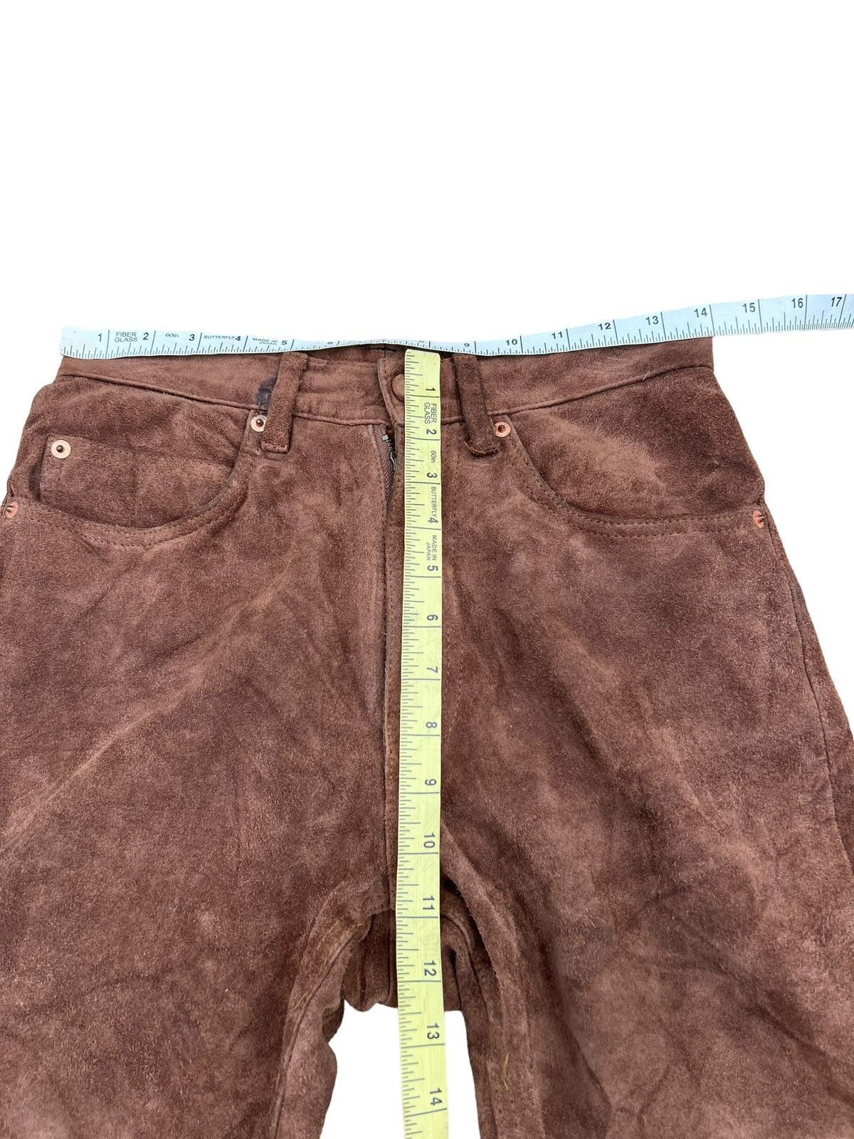Hysteric Glamour Vintage Hysteric Glamour Kinky Jeans Suede Leather Flare Size US 28 / EU 44 - 4 Thumbnail