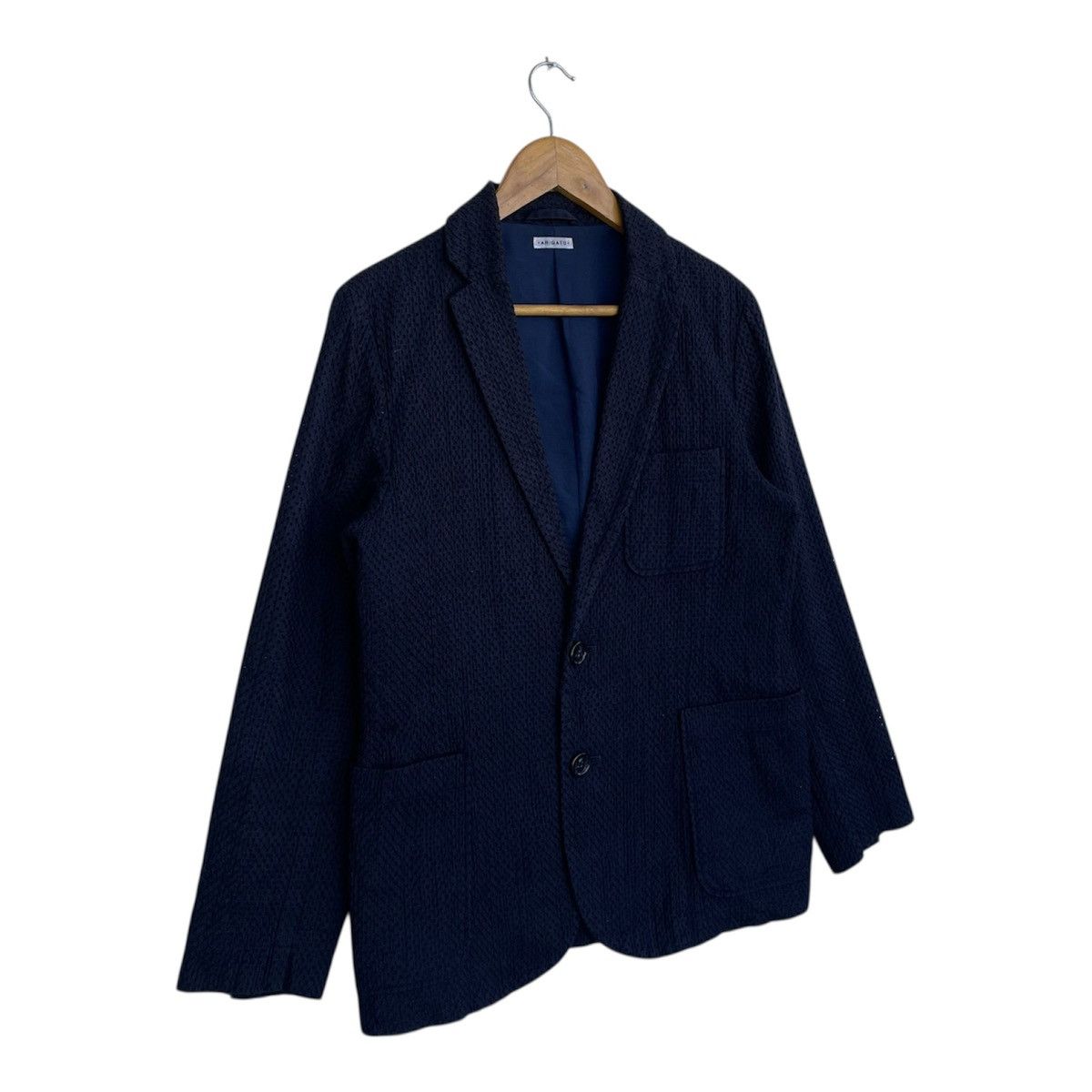 Kapital BLUE BLUE JAPAN Pure Indigo Arigato Dobby Weave Jacket Size US M / EU 48-50 / 2 - 4 Thumbnail