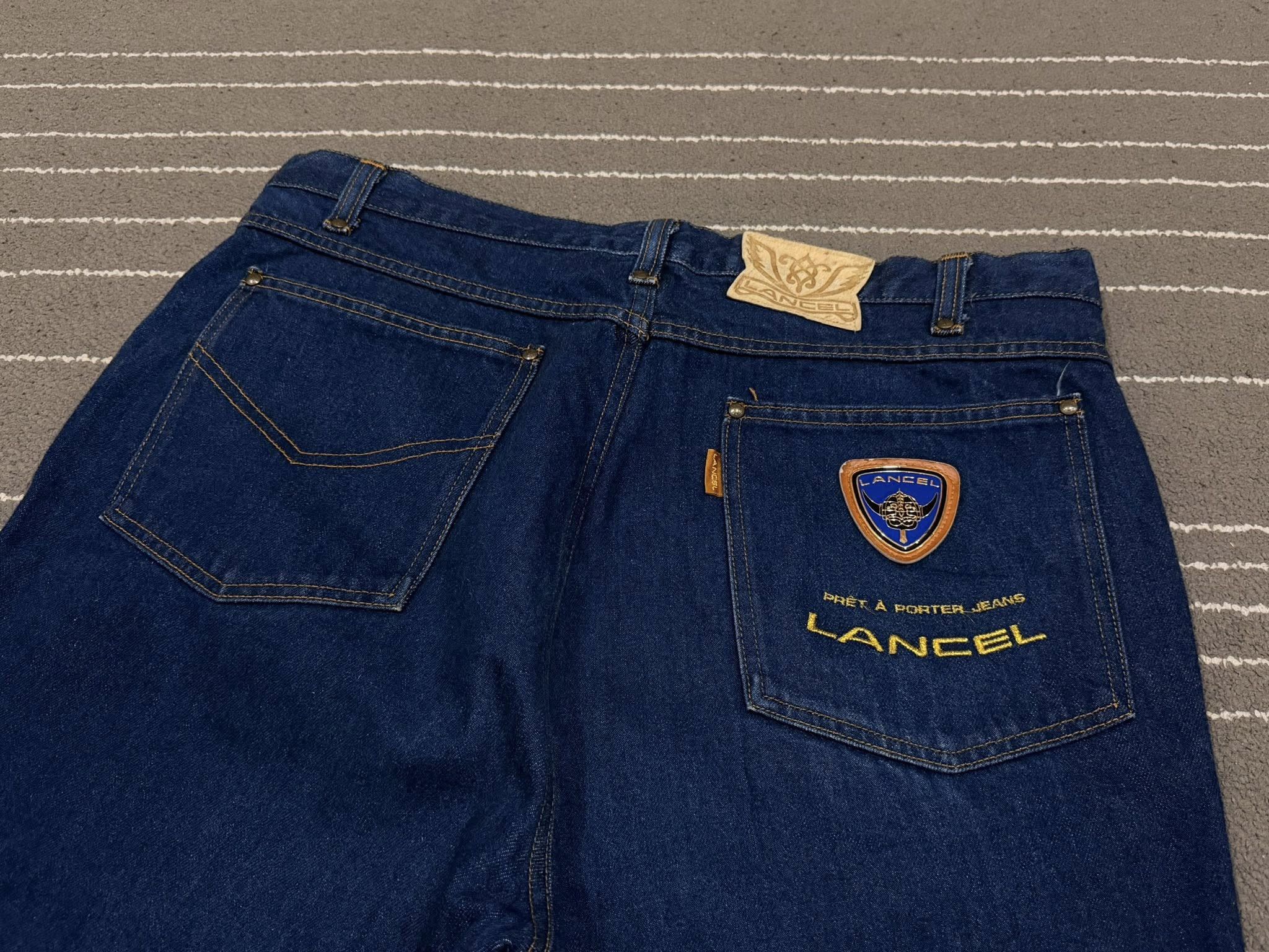 Lancel luxury denim LANCEL PARIS indigo japan W 38 3159 Size US 38 / EU 54 - 8 Thumbnail
