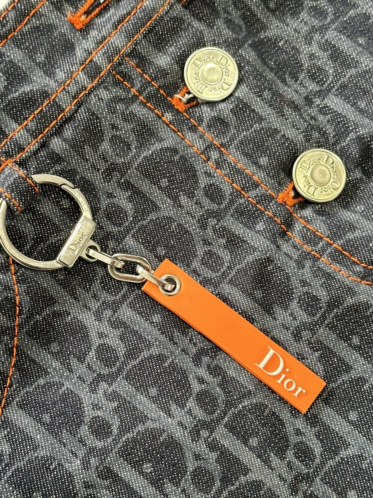 Dior Dior Trotter Denim Flight Mini Skirt Size 36" / US 14 / IT 50 - 10 Thumbnail