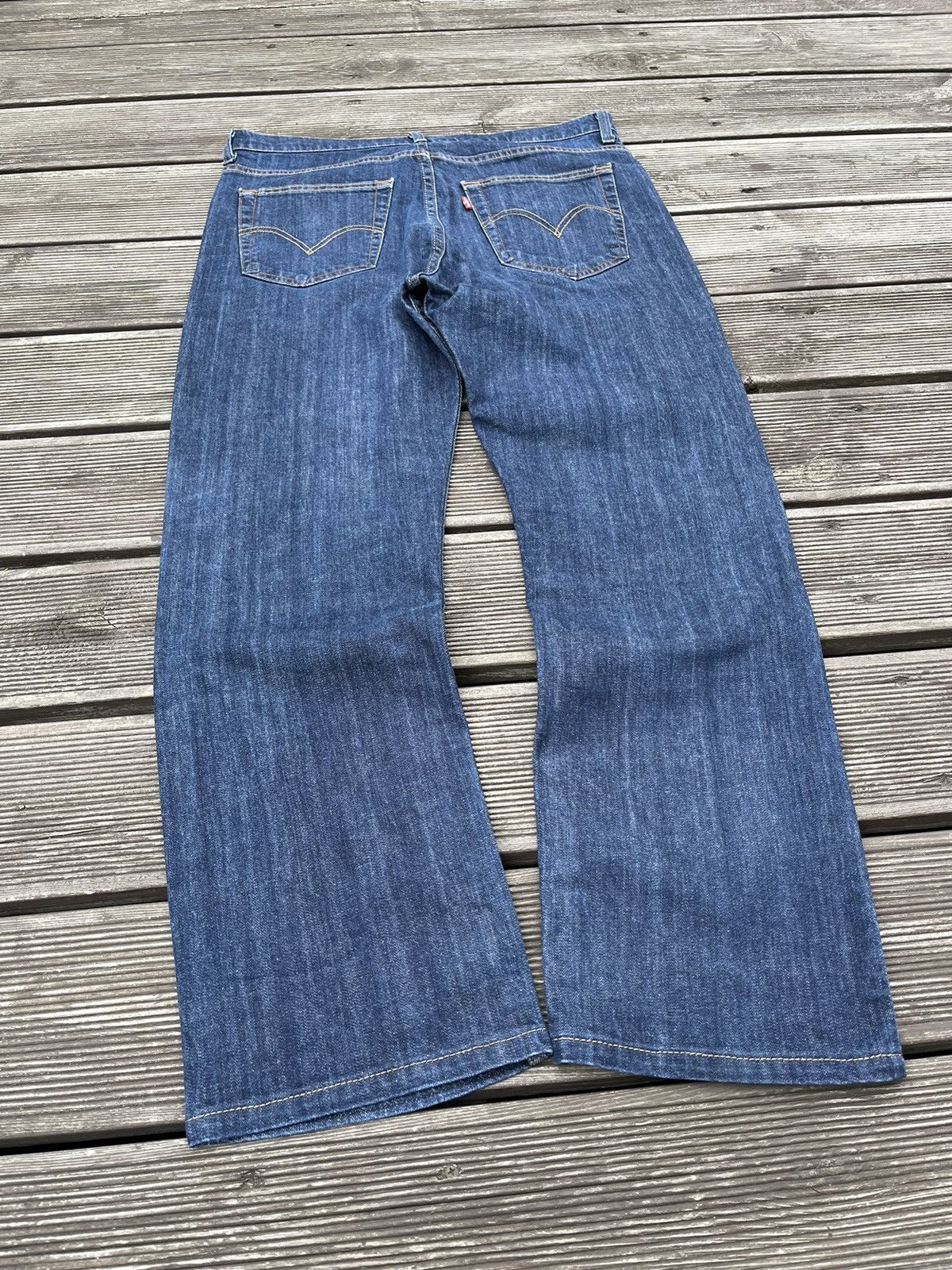 Levi's × Vintage Vintage Beauty Levis Jeans Pants Tab Navy Blue Size US 34 / EU 50 - 4 Thumbnail