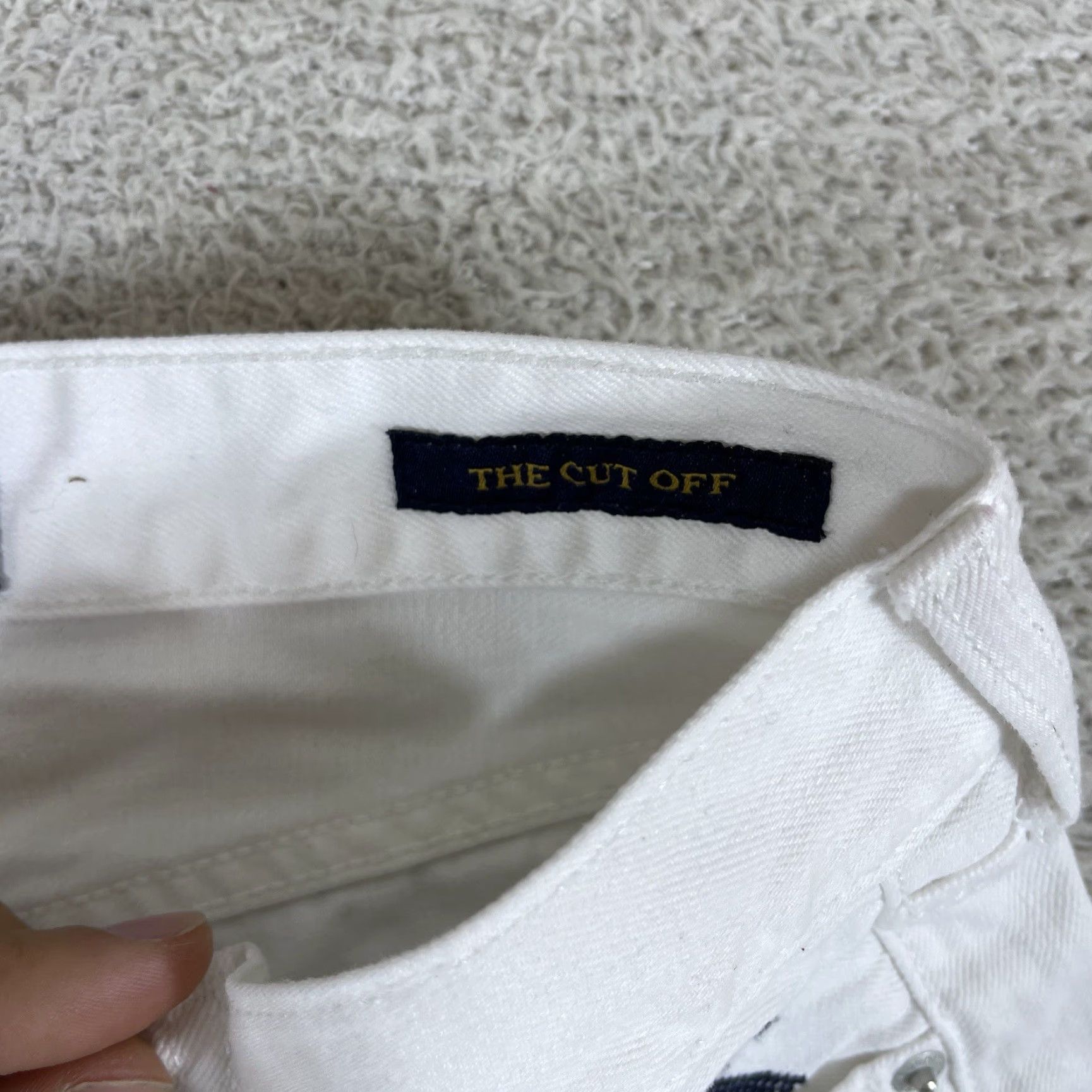 Lucky Brand Lucky Brand Shorts Womens 00/24 White Denim Embroidered Boho The Cutoff Jean Y2K Summer Mens Womens Girls? Size 24" / US 00 / IT 34 - 5 Thumbnail