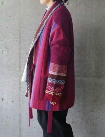 Kapital Kapital Japanese Vintage Wool Cardigan with Ethnic Pattern Size US M / EU 48-50 / 2 - 9 Thumbnail