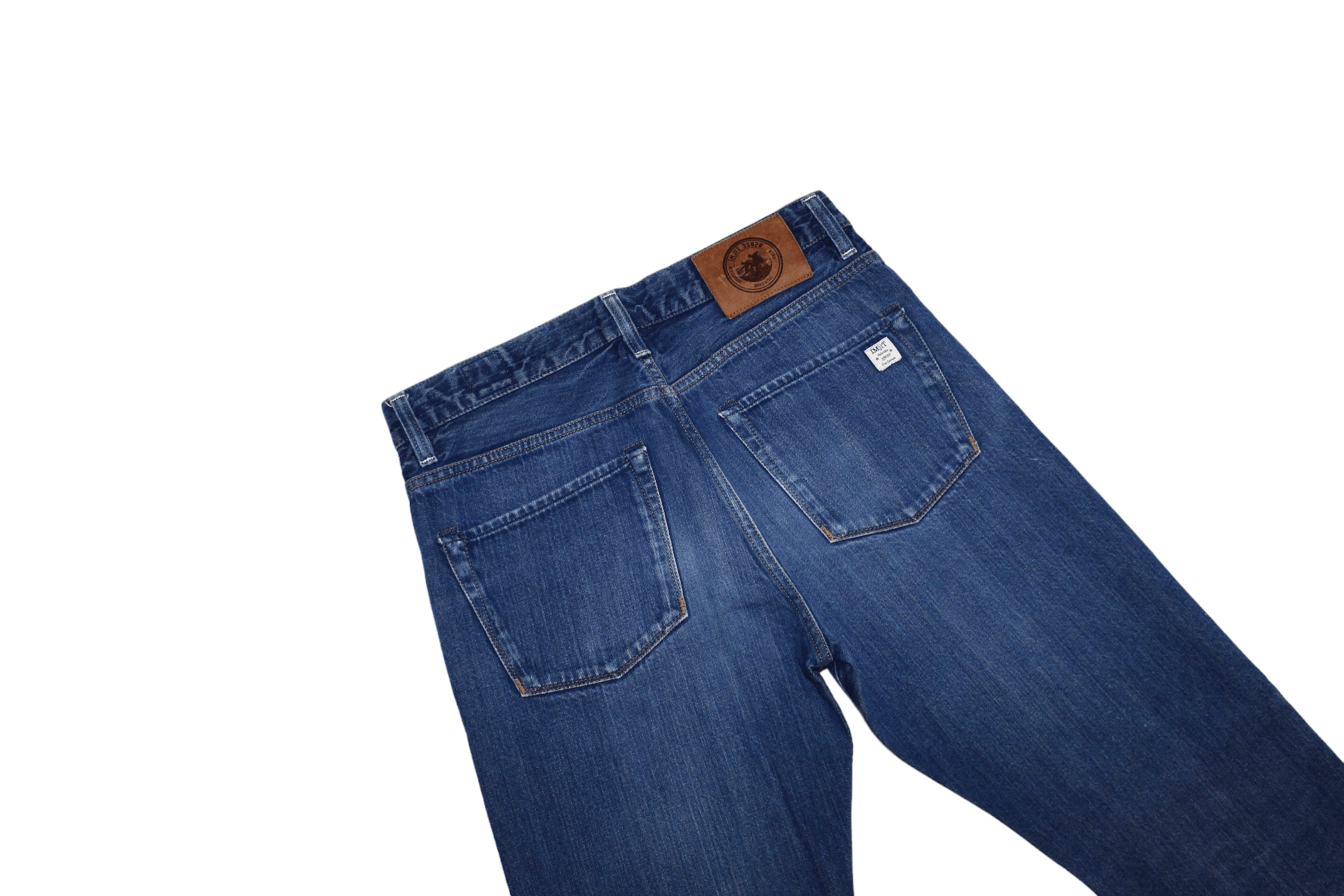 Blue Blue Japan IMjiT35020 803 F18 AGHI STRETTI 14oz selvedge natural indigo Size US 32 / EU 48 - 7 Thumbnail
