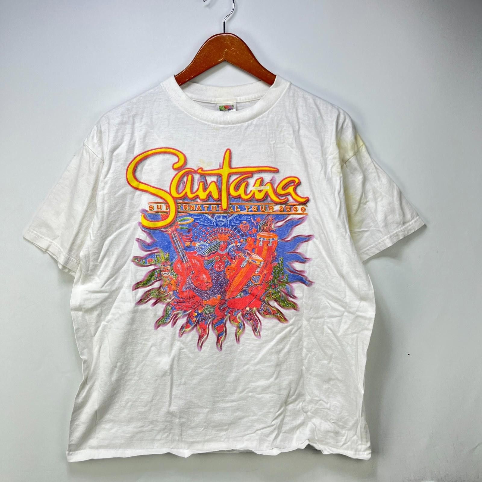 Vintage Vintage Santana Supernatural Tour T Shirt XL Size US XL / EU 56 / 4 - 3 Thumbnail