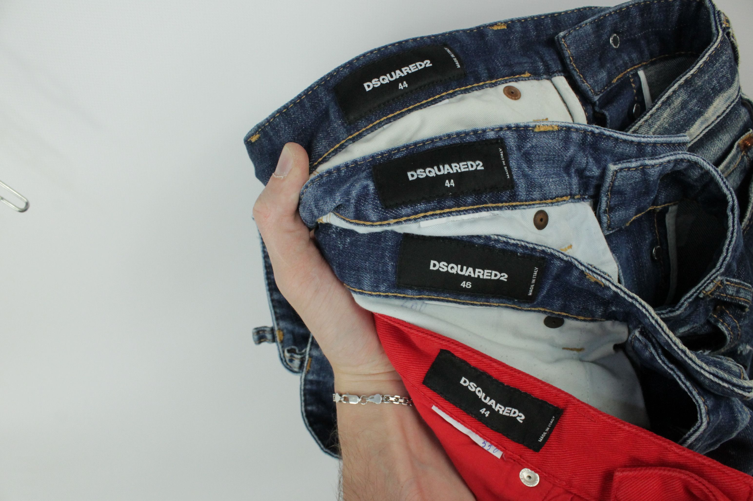 Dsquared2 Dsquared2 Slim Jean Cowboy Distressed Blue Denim Jeans Size US 28 / EU 44 - 12 Thumbnail