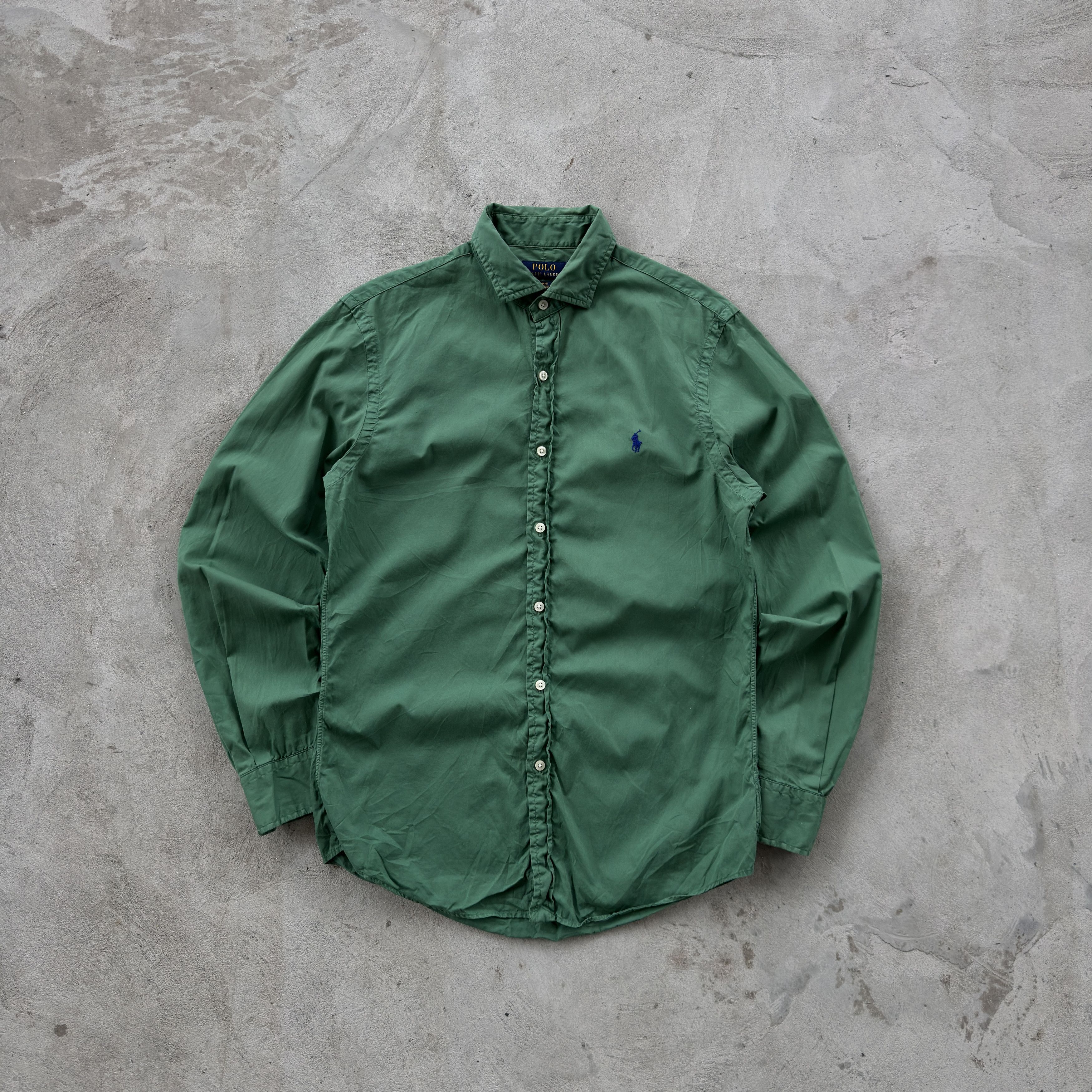 Polo Ralph Lauren Vintage 90s Polo Ralph Lauren Slim Fit Buttons Ups Shirt Size US M / EU 48-50 / 2 - 1 Thumbnail