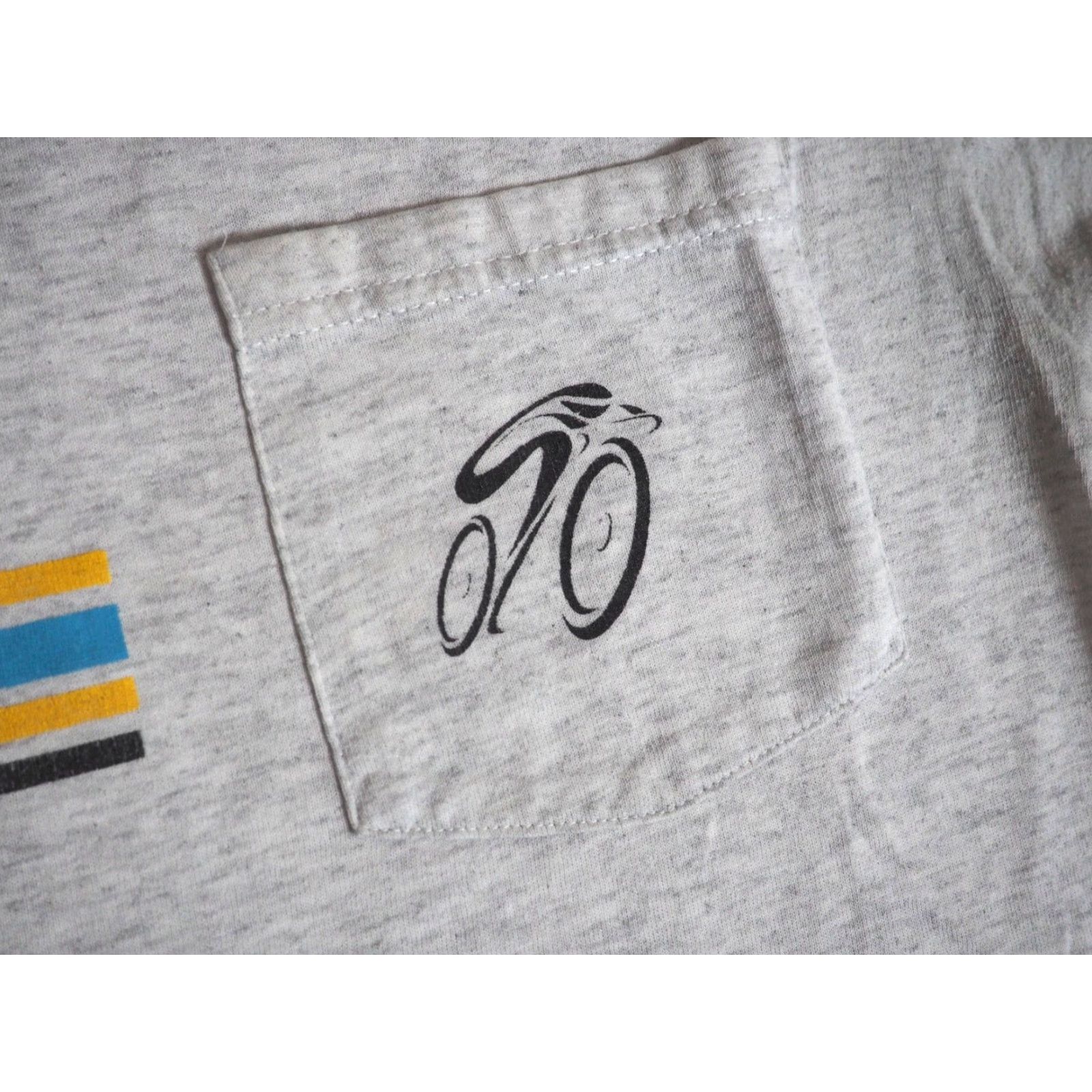 Vintage Ouray Amgen Tour of California T-Shirt Shirt Mens S Gray Pocket Tee Short Sleeve Crew Neck Cotton Graphic Print Logo Sports All Seasons Size US S / EU 44-46 / 1 - 5 Thumbnail