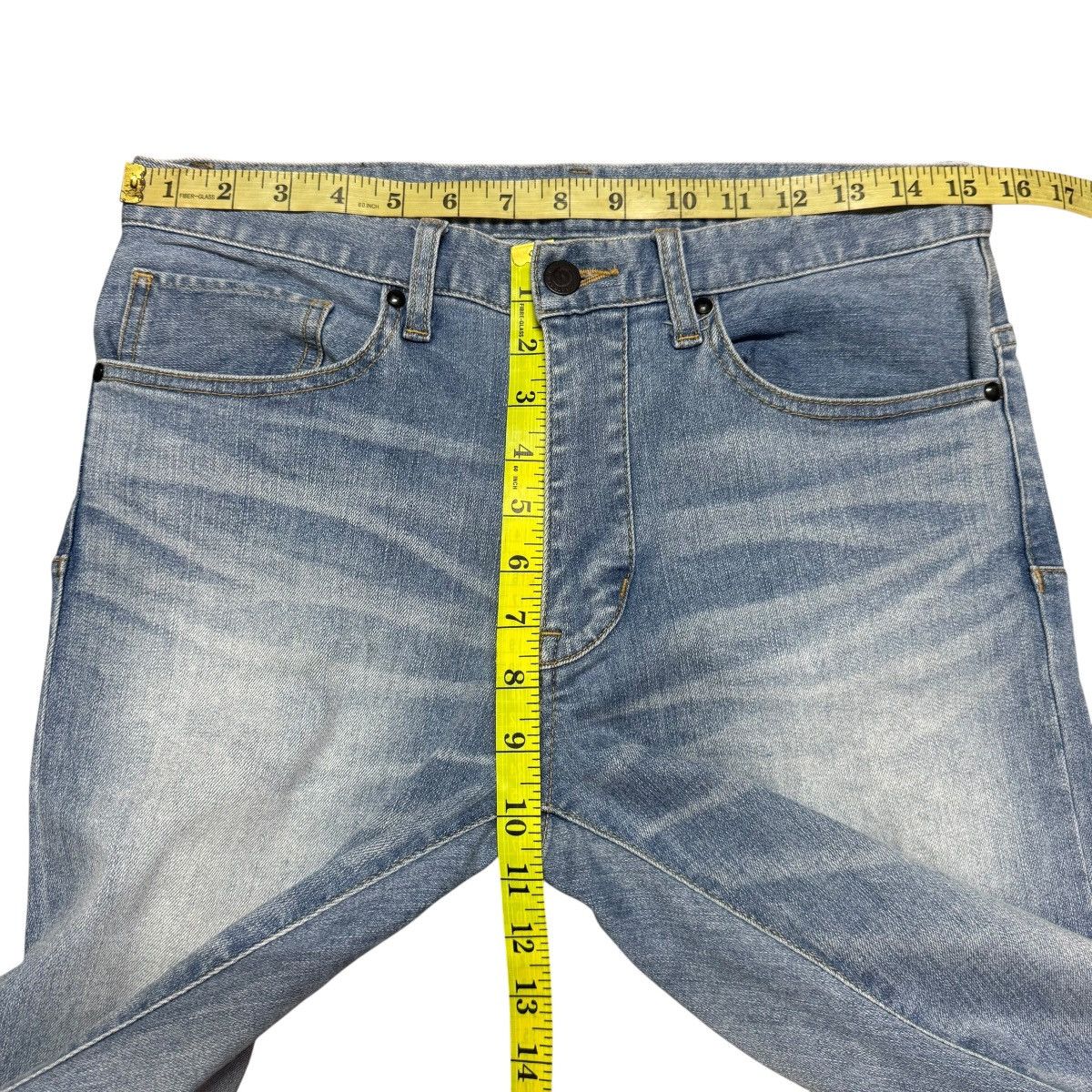 Tornado Mart Tornado Mart Blue Denim Slim Jeans Stretch Size US 30 / EU 46 - 15 Thumbnail