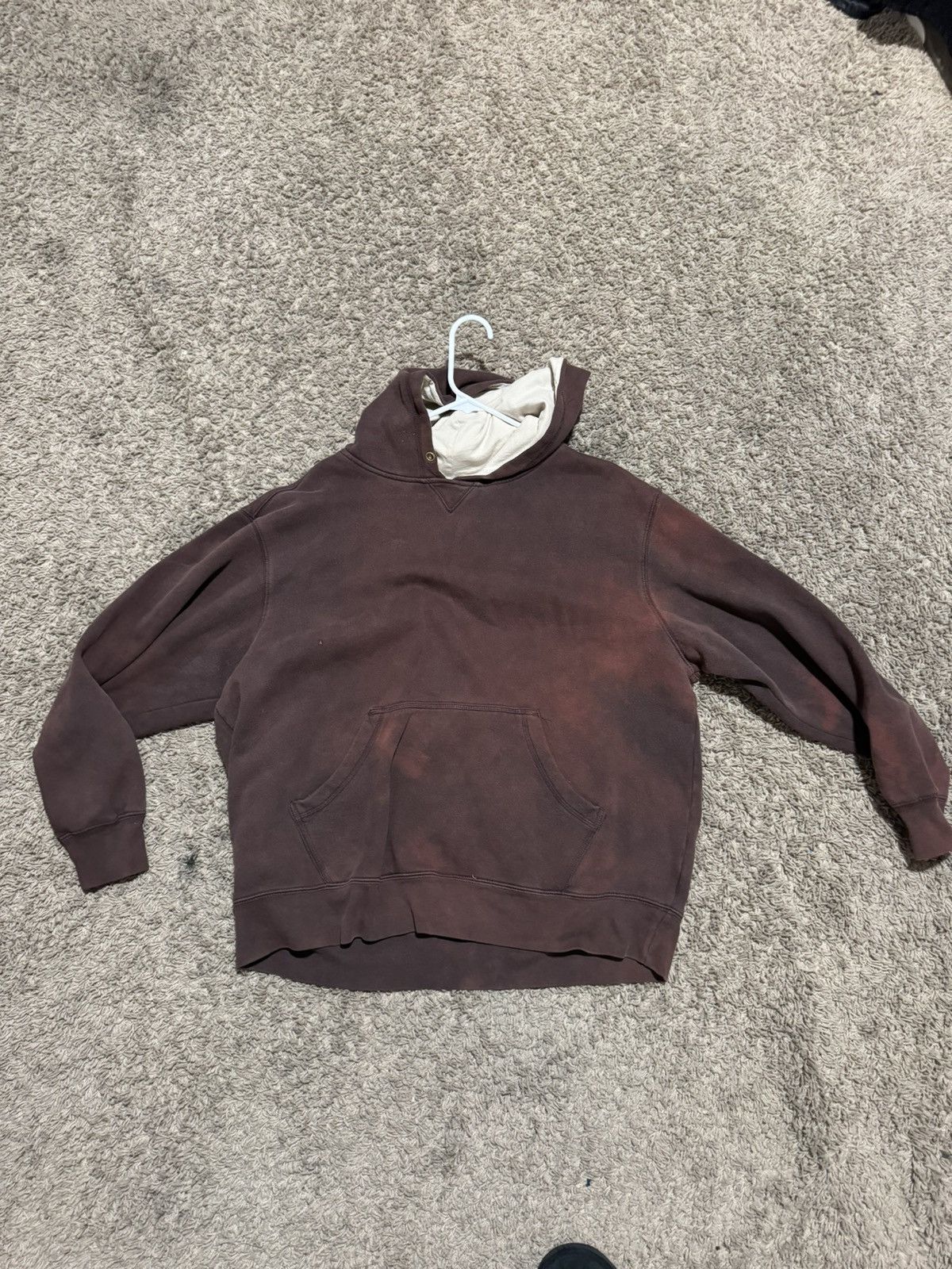 Foot Locker brown baggy hoodie Size US L / EU 52-54 / 3 - 1 Thumbnail