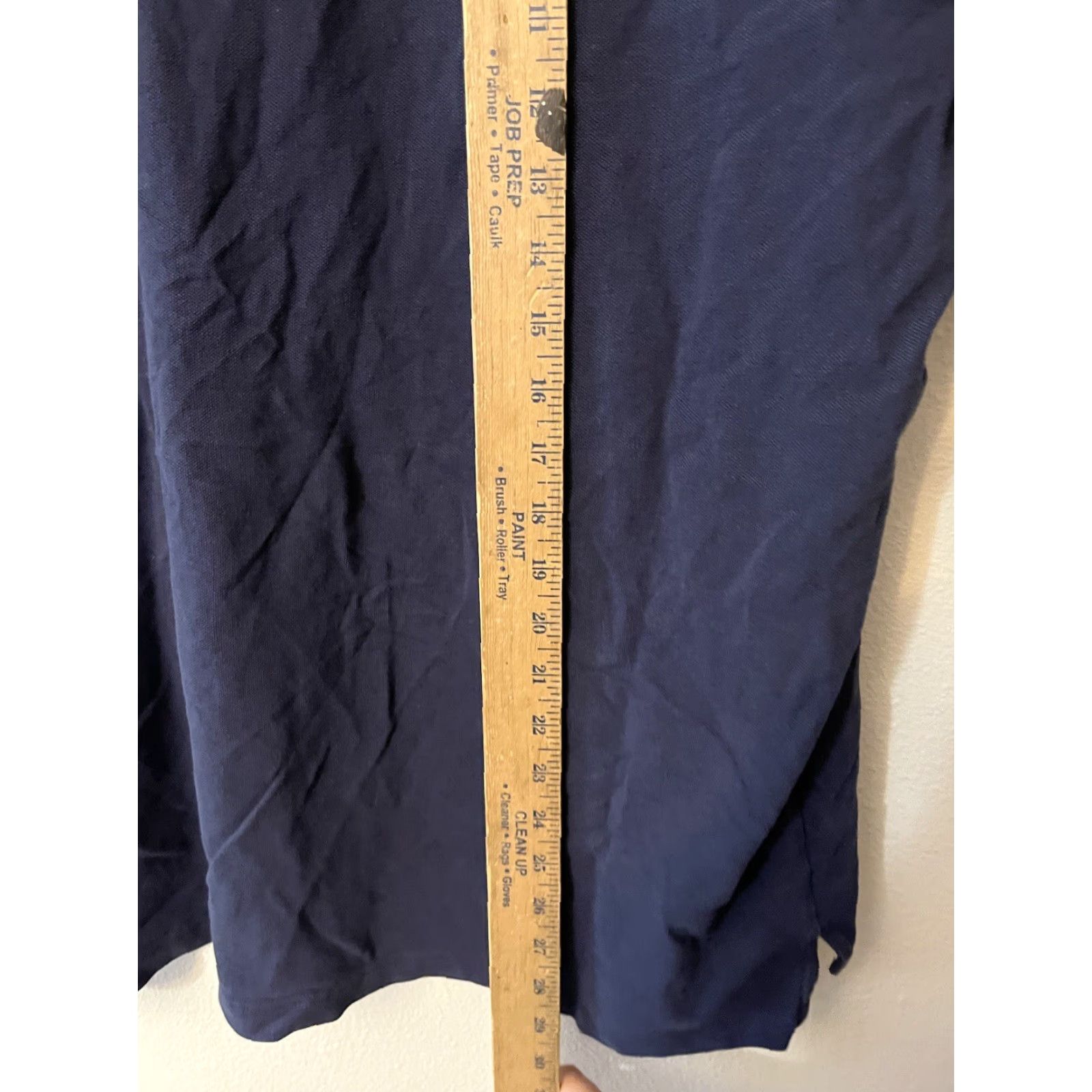 Tommy Hilfiger Tommy Jeans Polo Shirt Adult Medium Navy Blue Zip Casual Cotton Hilfiger Mens Size US M / EU 48-50 / 2 - 3 Thumbnail