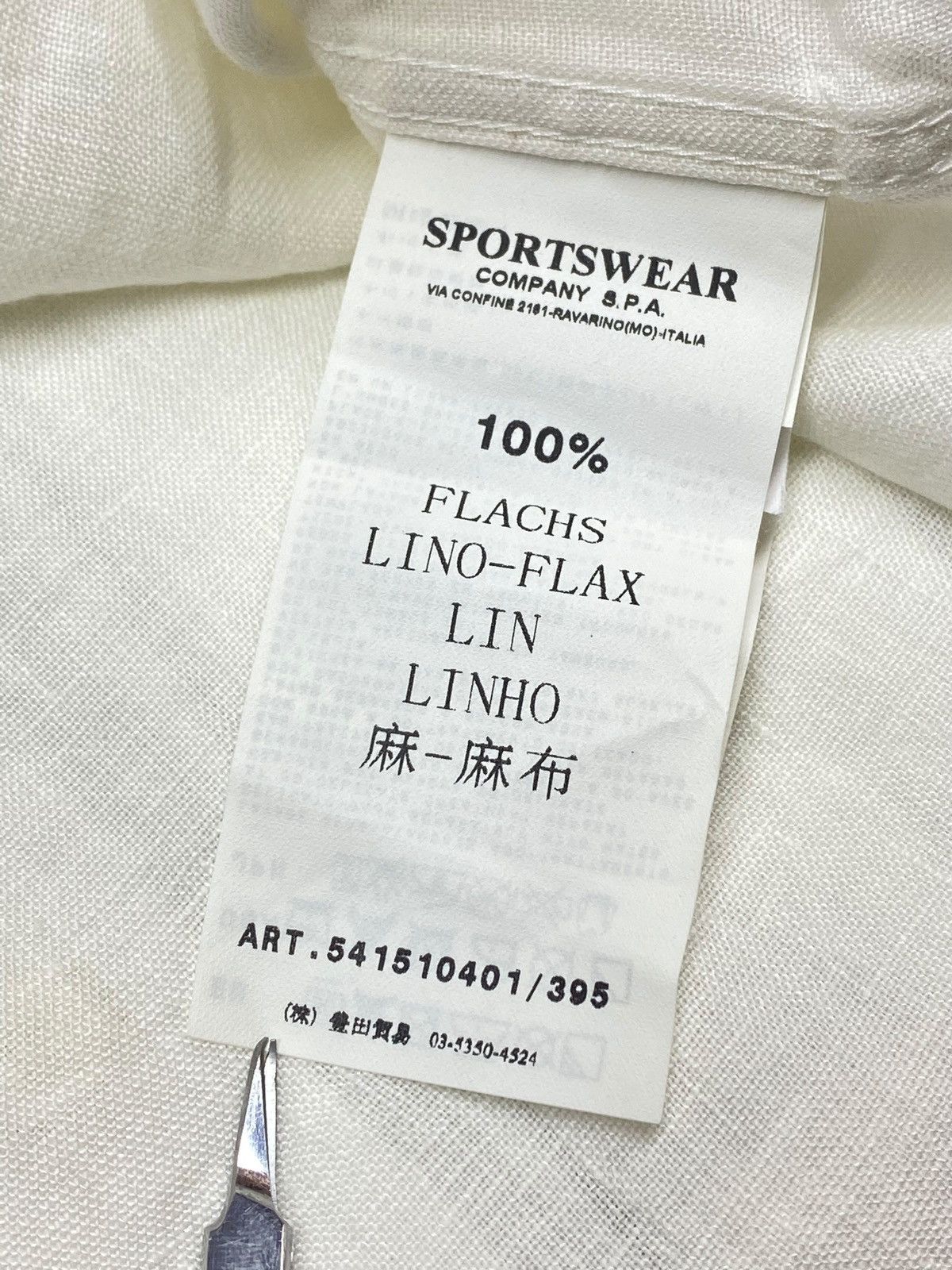 Stone Island Vintage Stone Island White Linen Shirt Old Money Vibes Size US L / EU 52-54 / 3 - 21 Thumbnail