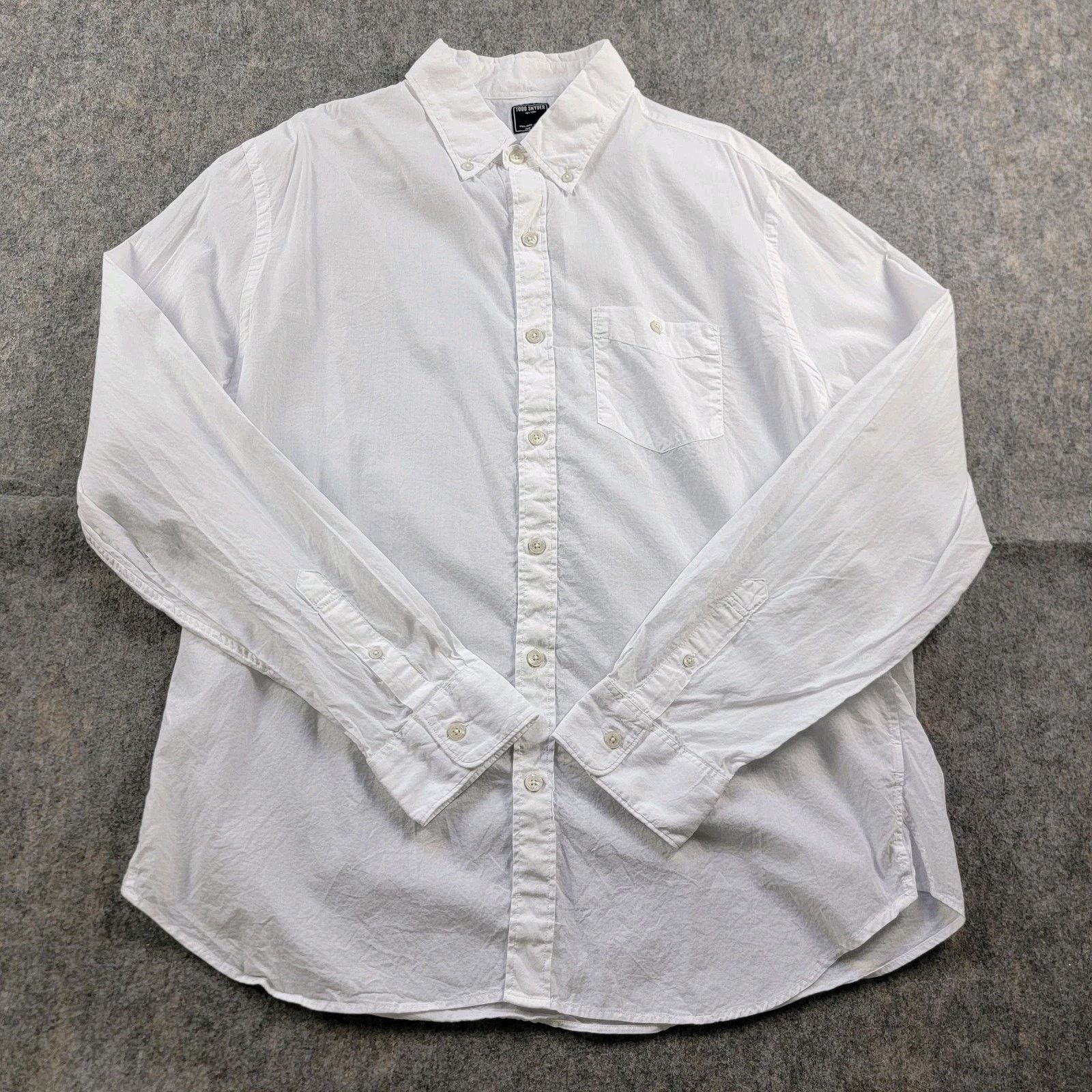Todd Snyder Todd Snyder Summerweight Favorite Button Down Shirt Cotton Size US M / EU 48-50 / 2 - 2 Thumbnail