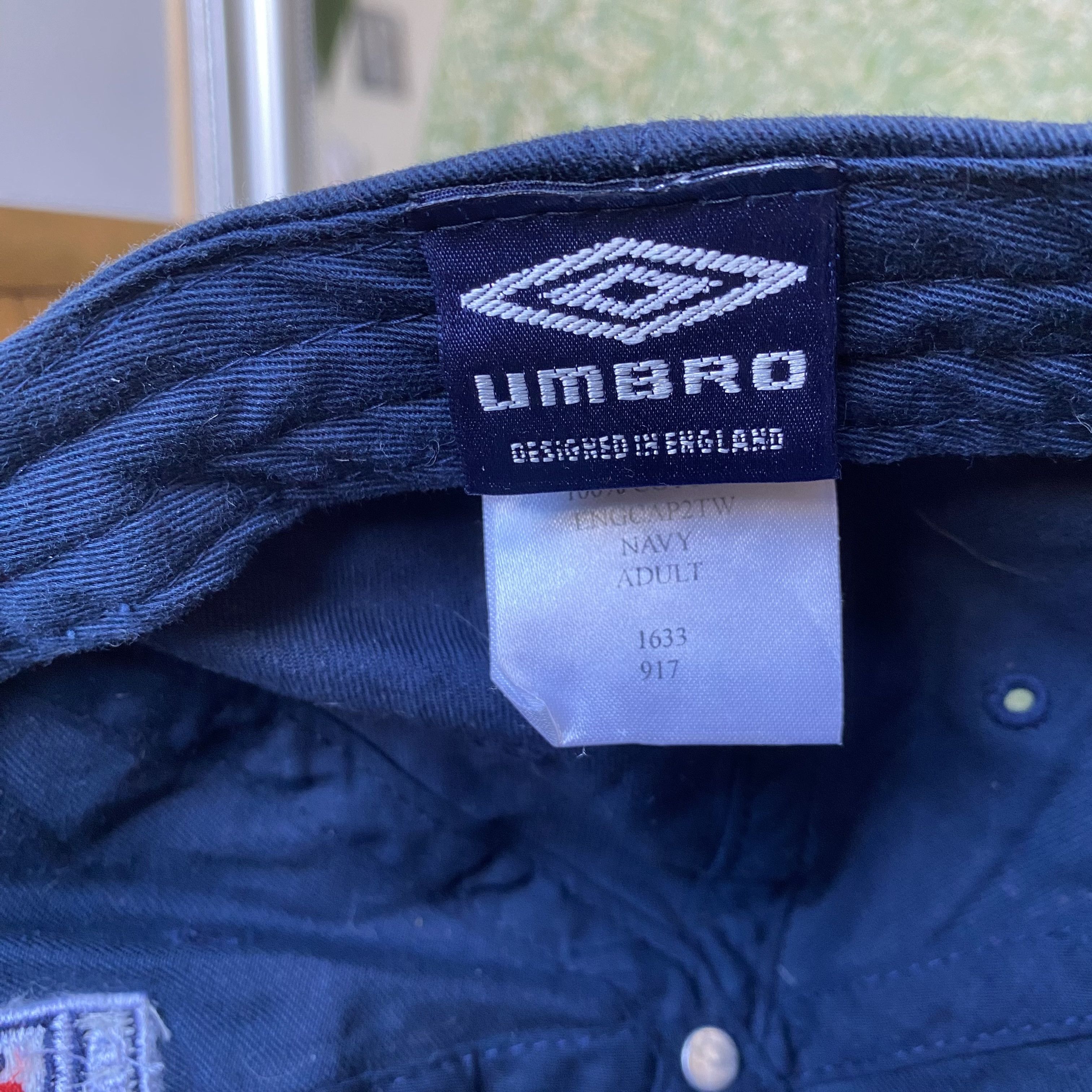 Umbro ⚽️ Vintage 90s Umbro England jersey Cap Carlsberg blockore Size ONE SIZE - 7 Thumbnail