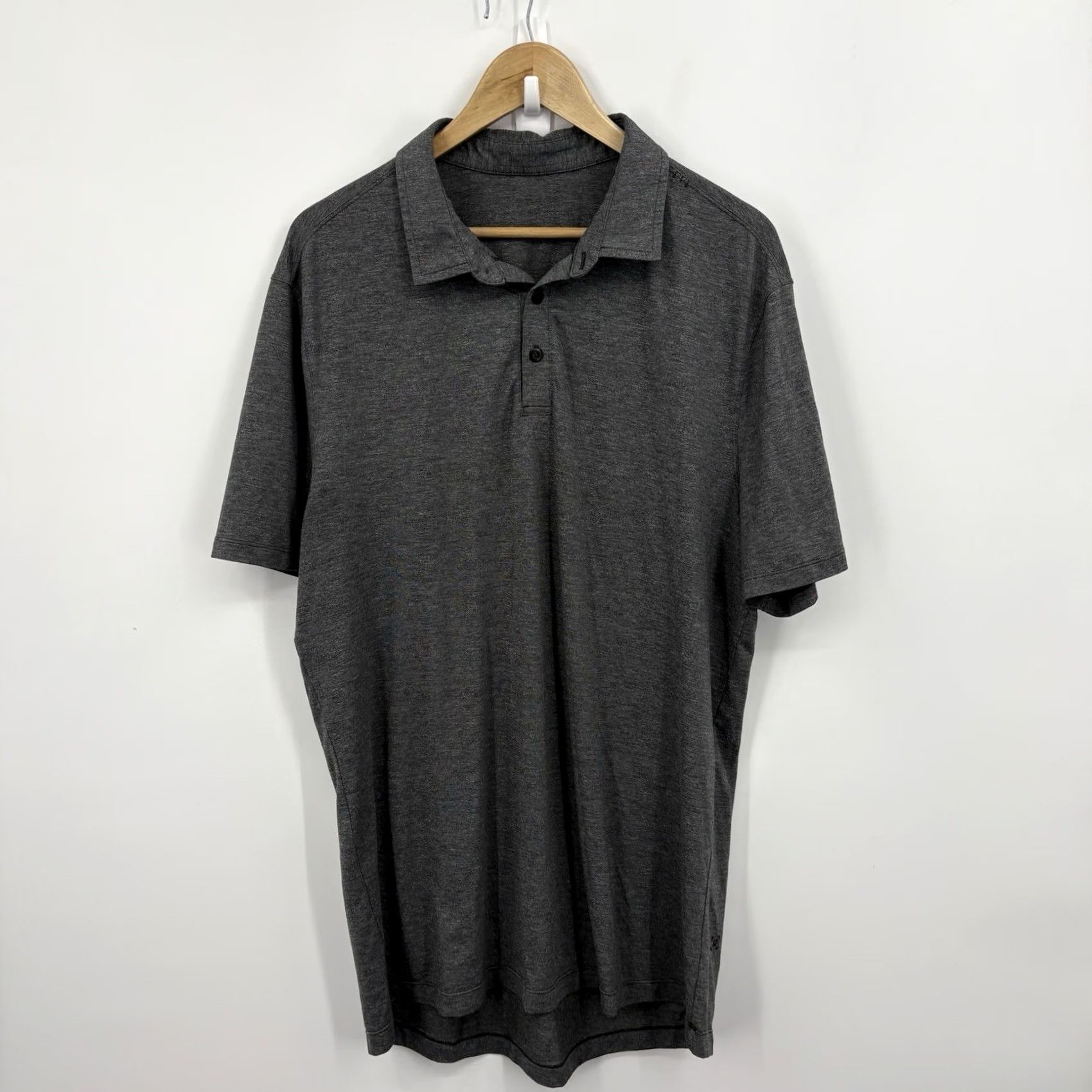Lululemon Lululemon Polo Shirt Men XL Evolution Golf Short Sleeve Stretch Comfy Office Shirt Polo XLarge Athletic Regular Gray Jersey Logo 90s? Size US XL / EU 56 / 4 - 7 Thumbnail