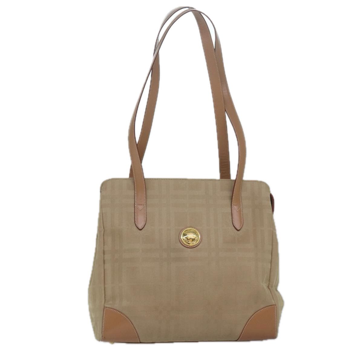 Burberry Beige Canvas Shoulder Bag (Pre-Owned) Size ONE SIZE - 1 Thumbnail