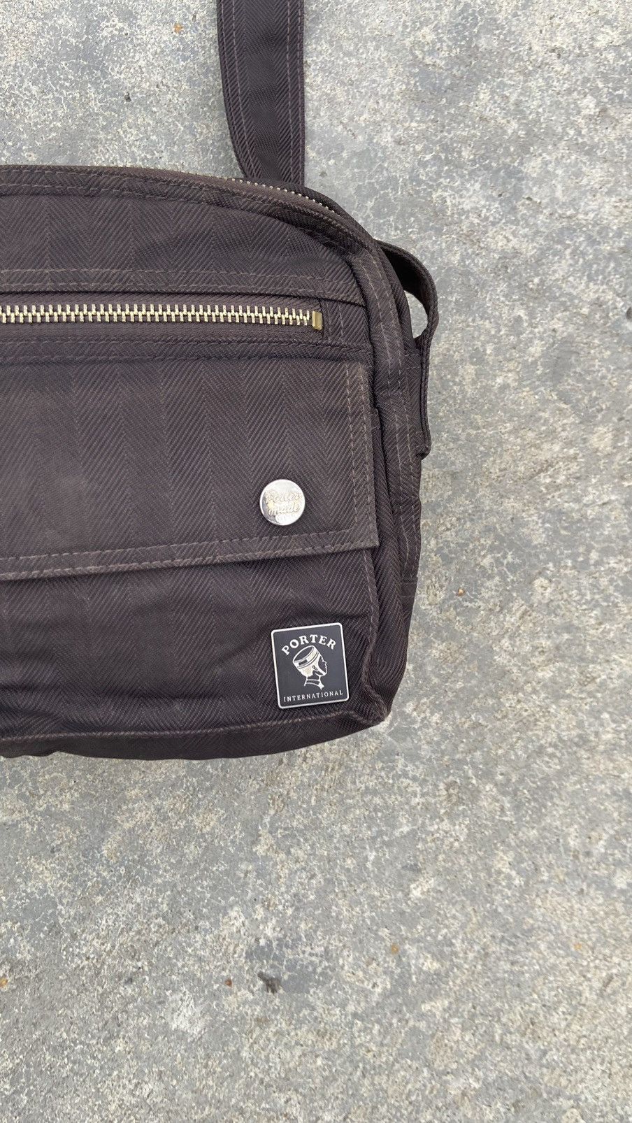 Porter 🟤🇯🇵Rare Brown Porter Shoulder bag Sling bag🟤 Size ONE SIZE - 9 Thumbnail