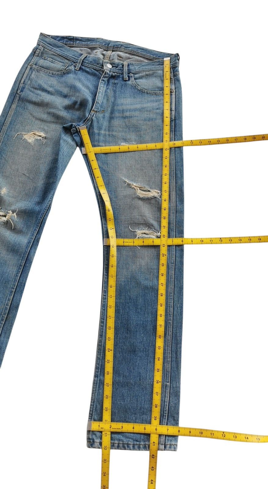 monkey time Monkey Time UnitedArrow Distressed Japan Jeans VIBES Kapital Size US 33 - 13 Thumbnail