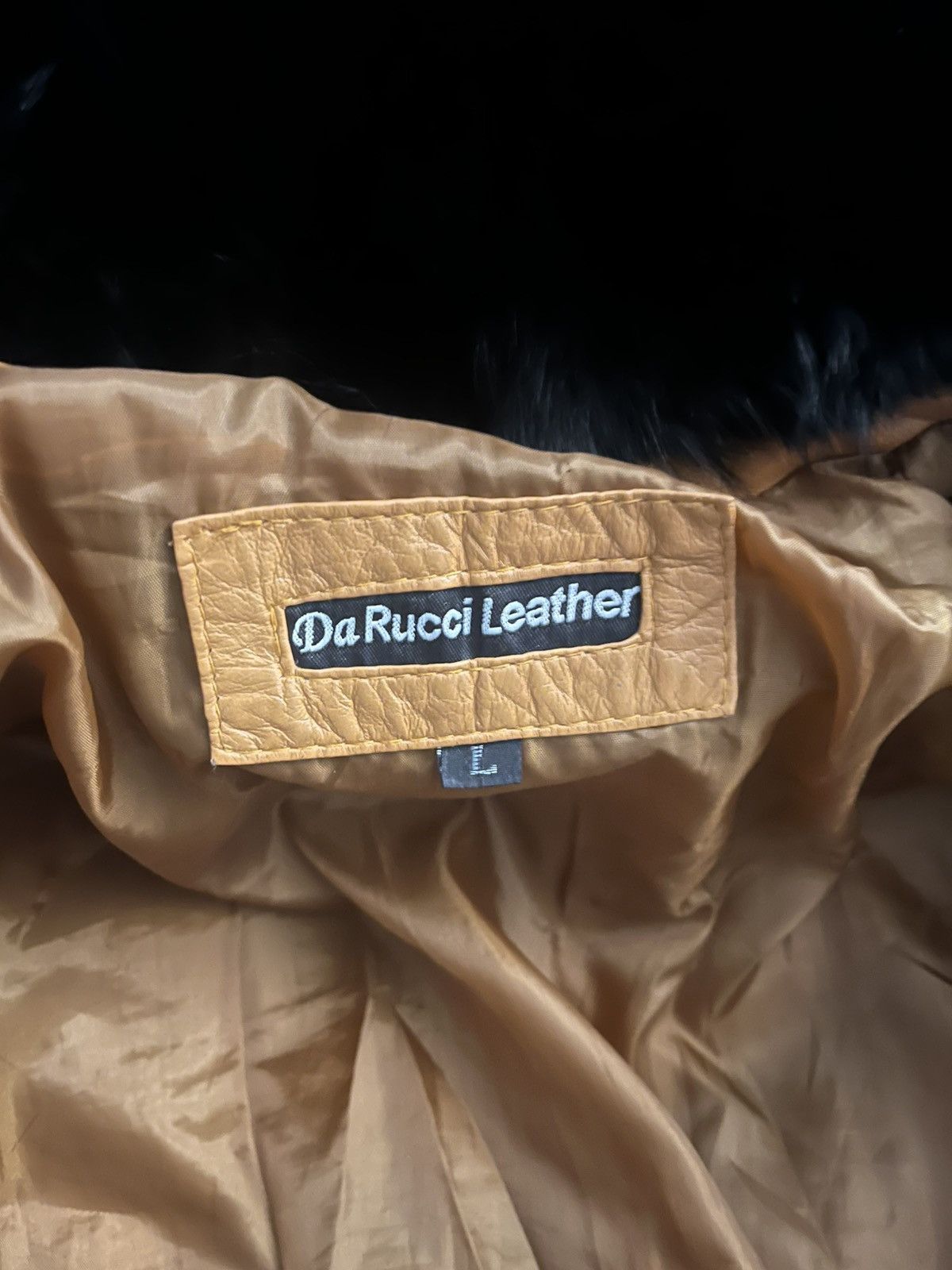 Genuine Leather DaRucci Leather Bomber with Fox fur collar Size US L / EU 52-54 / 3 - 2 Thumbnail