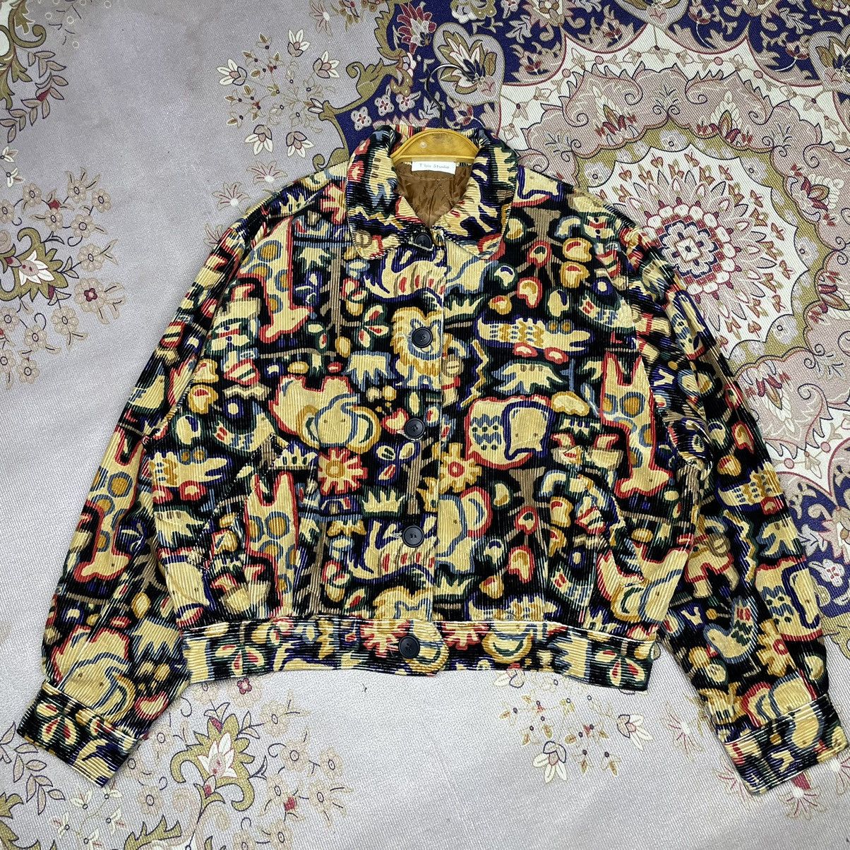 Japanese Brand Vintage JapaneseBrand T’bis Studio curduroy trucker jacket Size US M / EU 48-50 / 2 - 3 Thumbnail