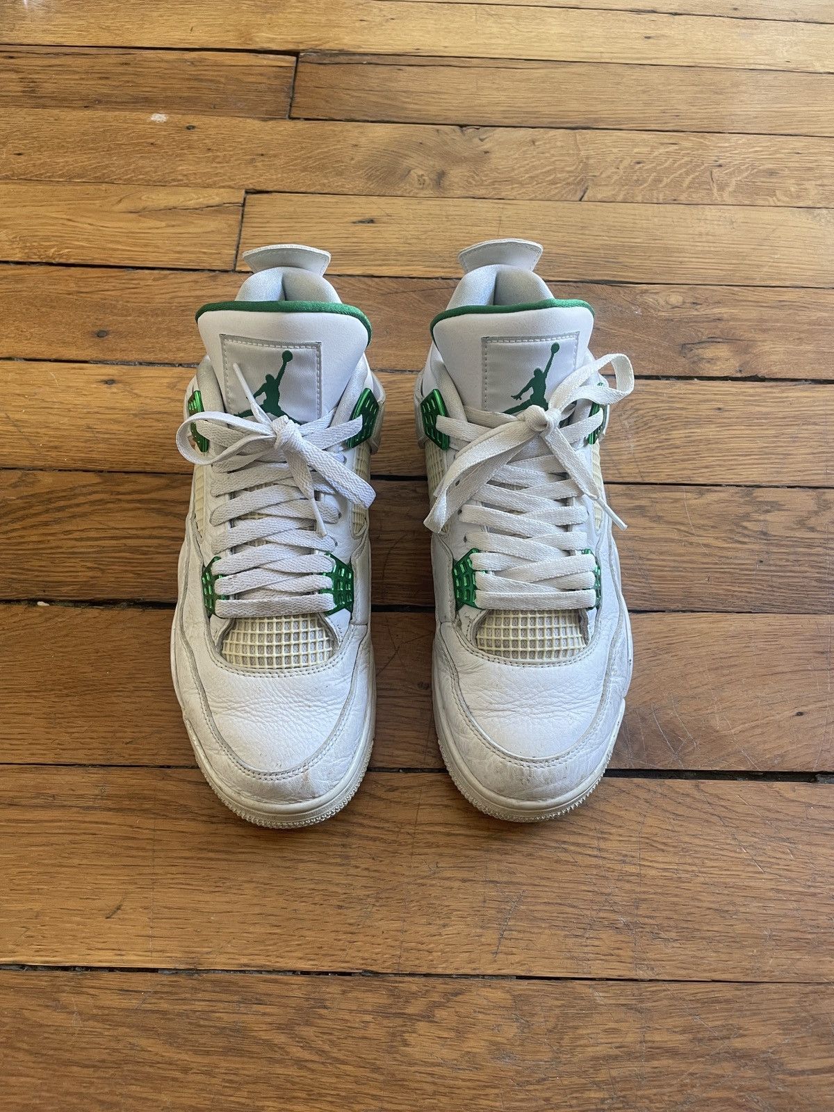 Jordan Brand Jordan 4 Metallic Green Size US 8.5 / EU 41-42 - 2 Thumbnail