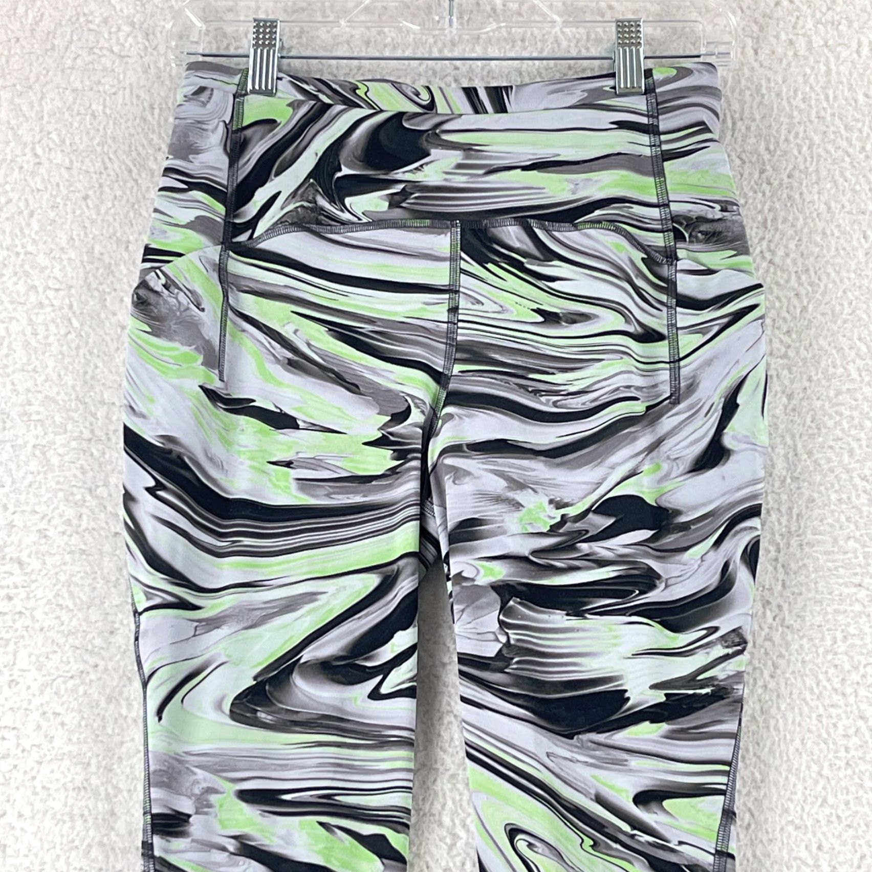 Lululemon Lululemon Green Paint Glide Swift Speed High Rise Pants Womens Size 8 Athletic Green Paint Glide Swift Speed High Rise Pants Womens Size 8 Athletic Size 30" / US 8 / IT 44 - 2 Thumbnail