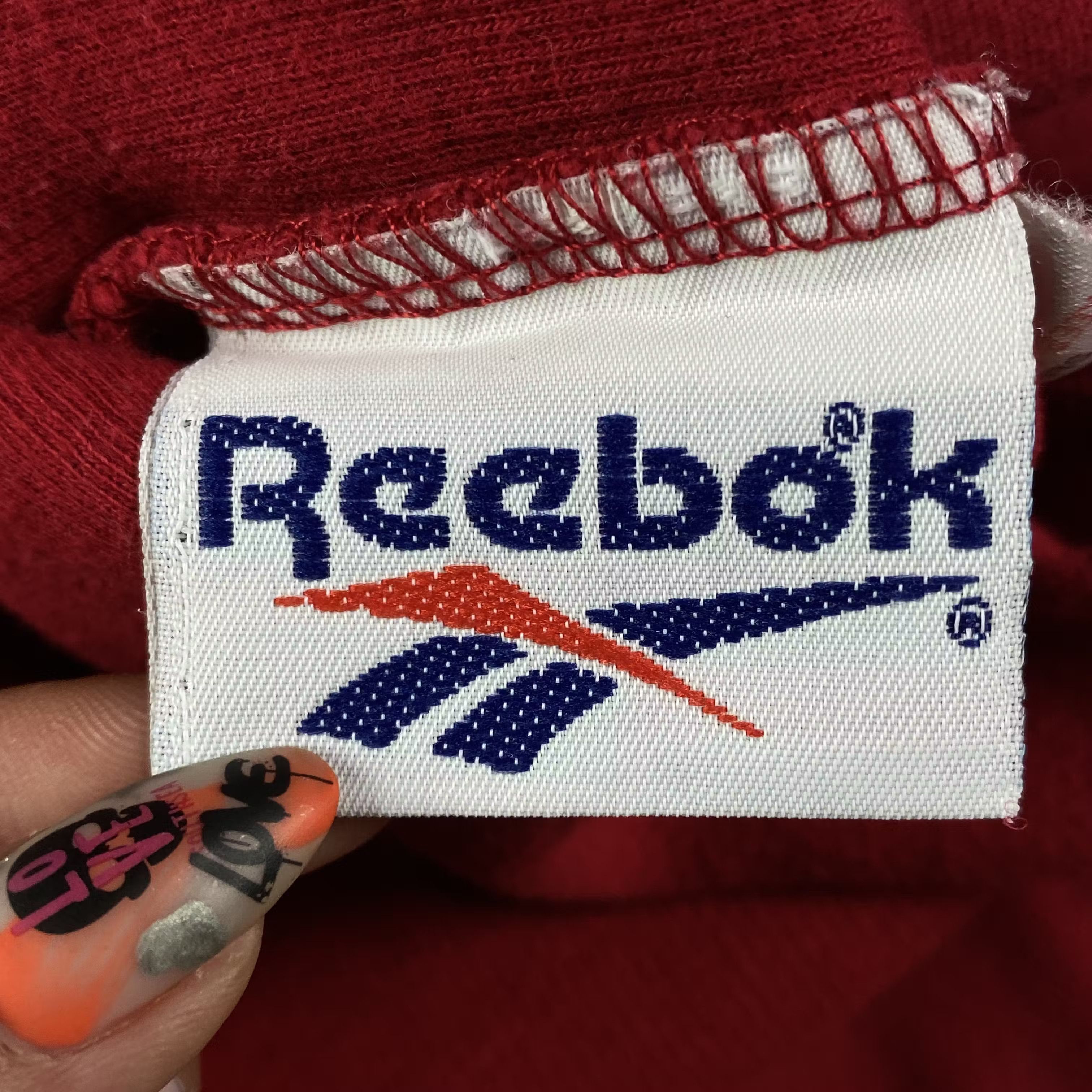 Reebok × Vintage Mens Sweatshirt Reebok Vintage Size M Red Size US M / EU 48-50 / 2 - 6 Thumbnail