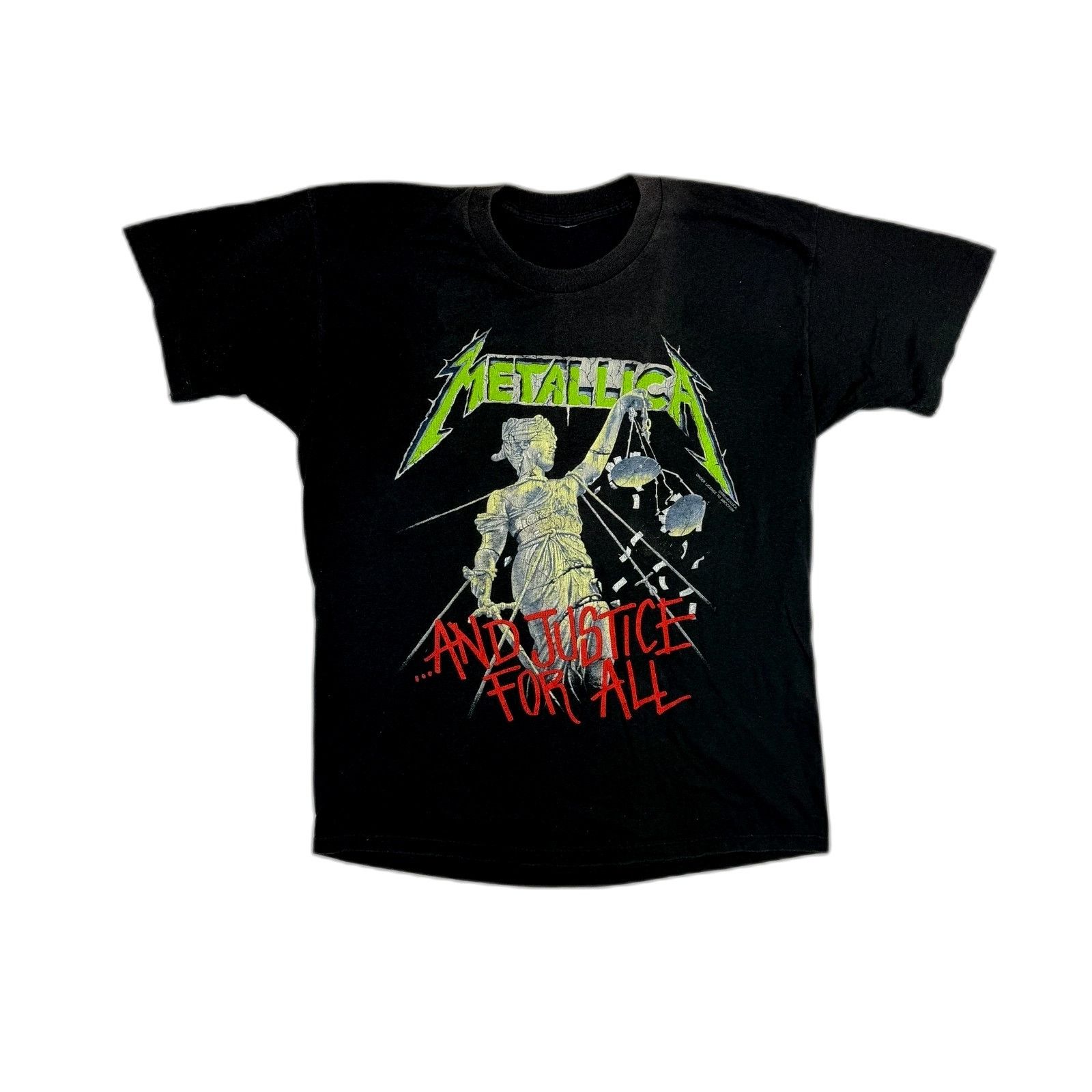 Vintage Vintage Metallica And Justice For All Shirt Medium 1988 80s Size US M / EU 48-50 / 2 - 6 Thumbnail