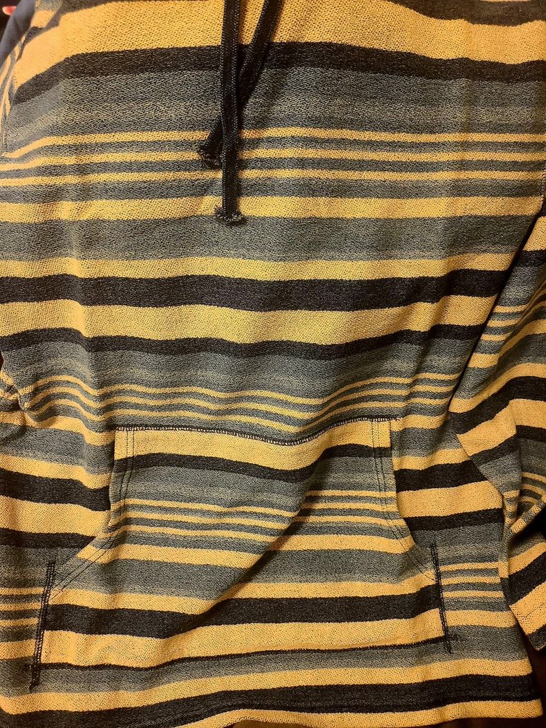 RRL Ralph Lauren RRL Ralph Lauren Blue dyed zebra print hoodie Size US S / EU 44-46 / 1 - 6 Thumbnail