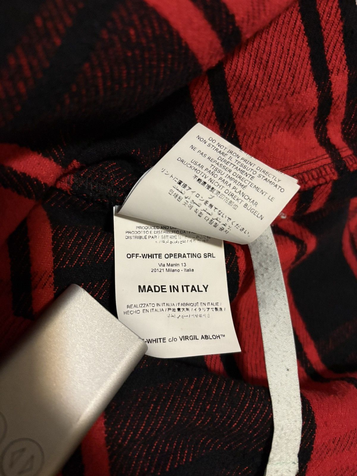 Off-White Off White SSENSE Exclusive “Check Shirt” Flannel Size M Size US M / EU 48-50 / 2 - 8 Thumbnail